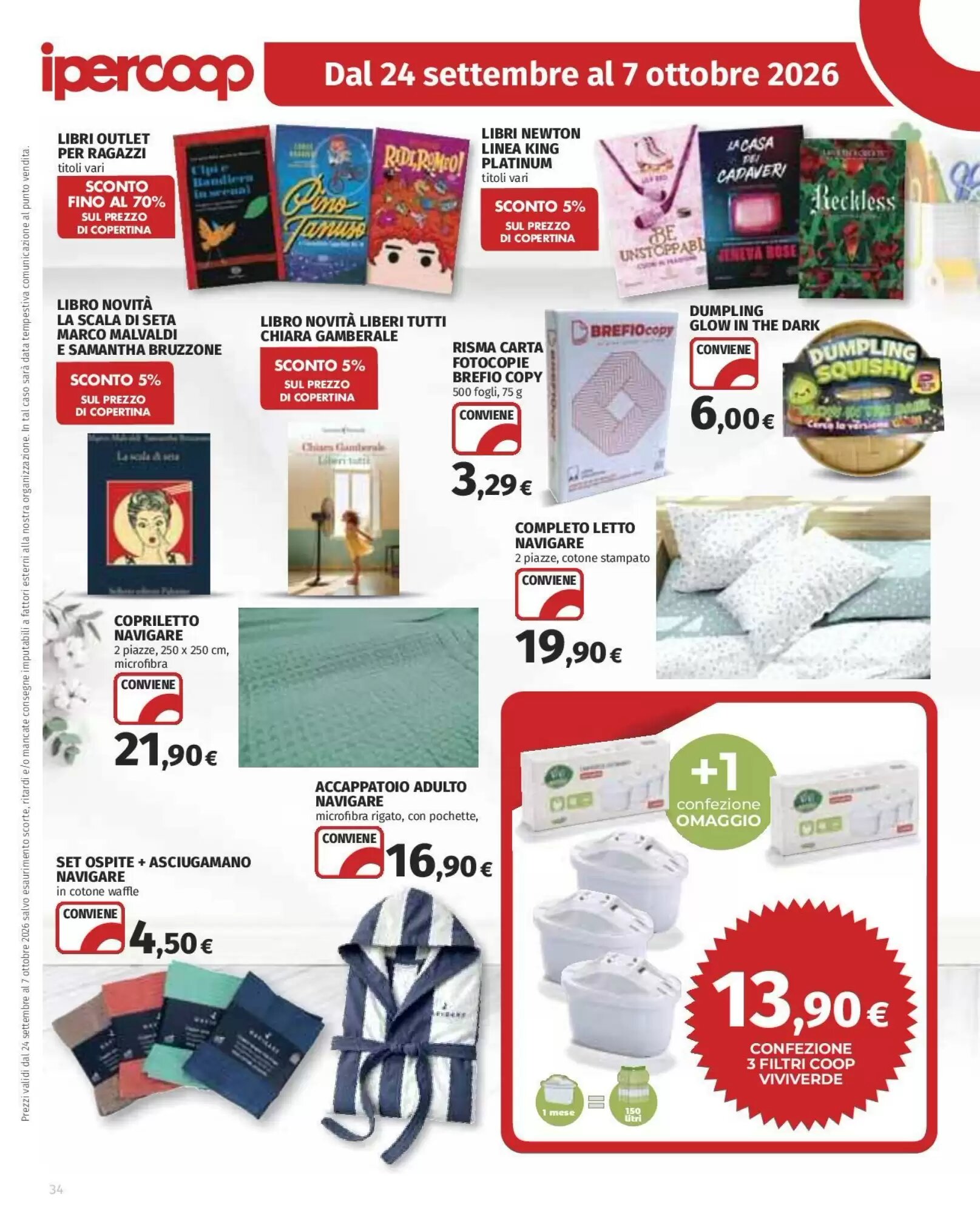 Volantino promozionale Ipercoop  valide dal 24/09/2026 - Pagina 34.