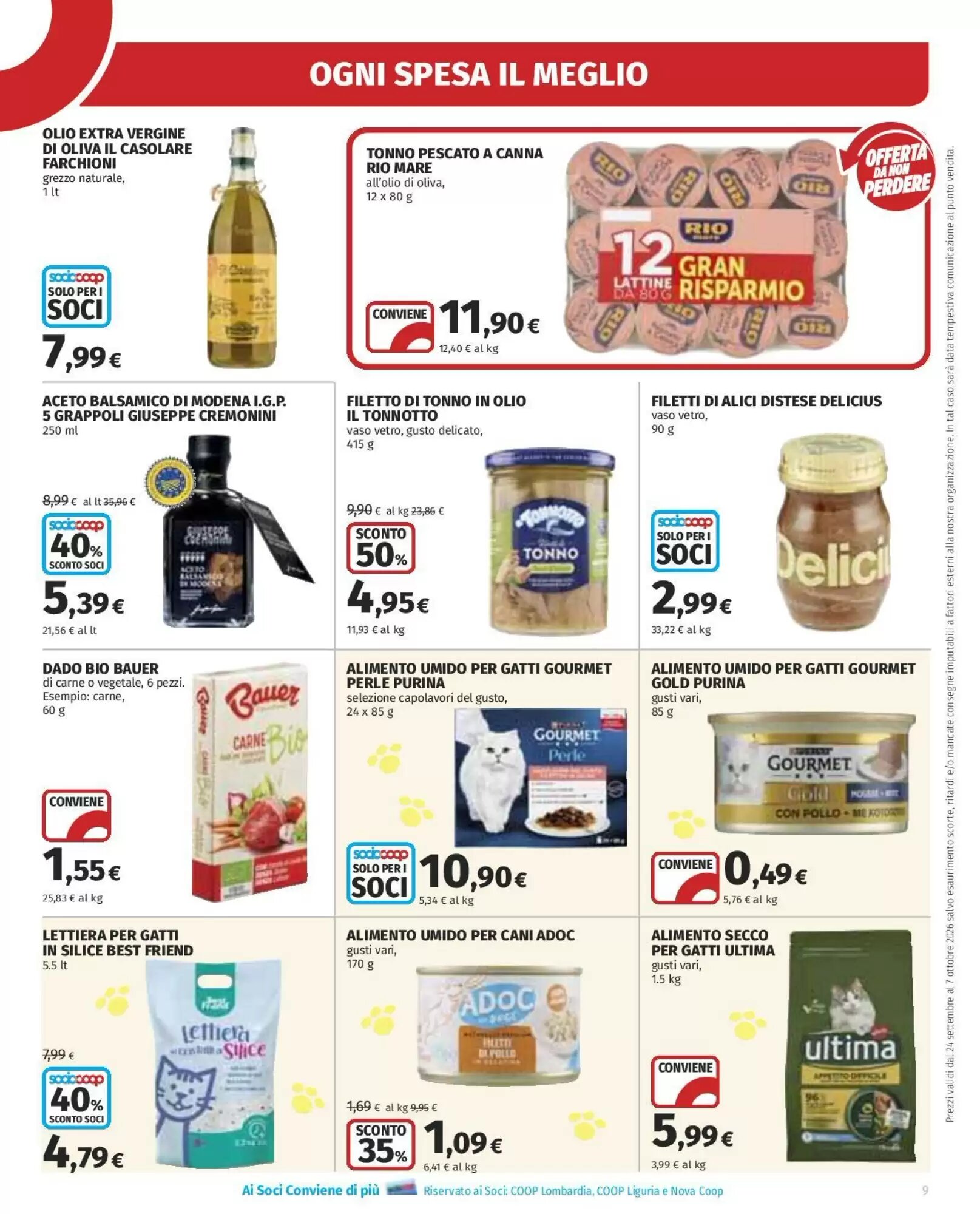 Volantino promozionale Ipercoop  valide dal 24/09/2026 - Pagina 9.