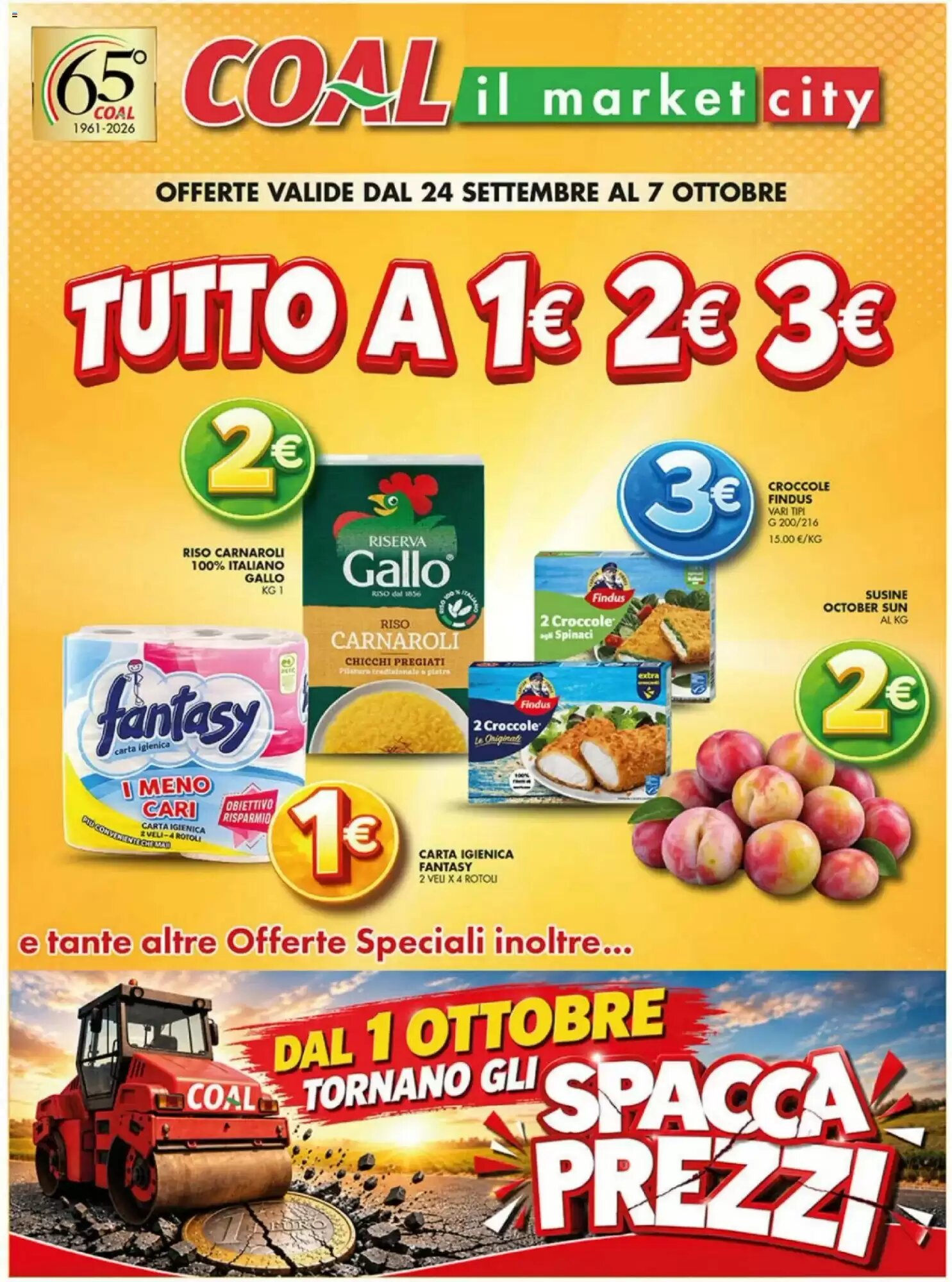 Volantino promozionale Coal  valide dal 24/09/2026 - Pagina 1.