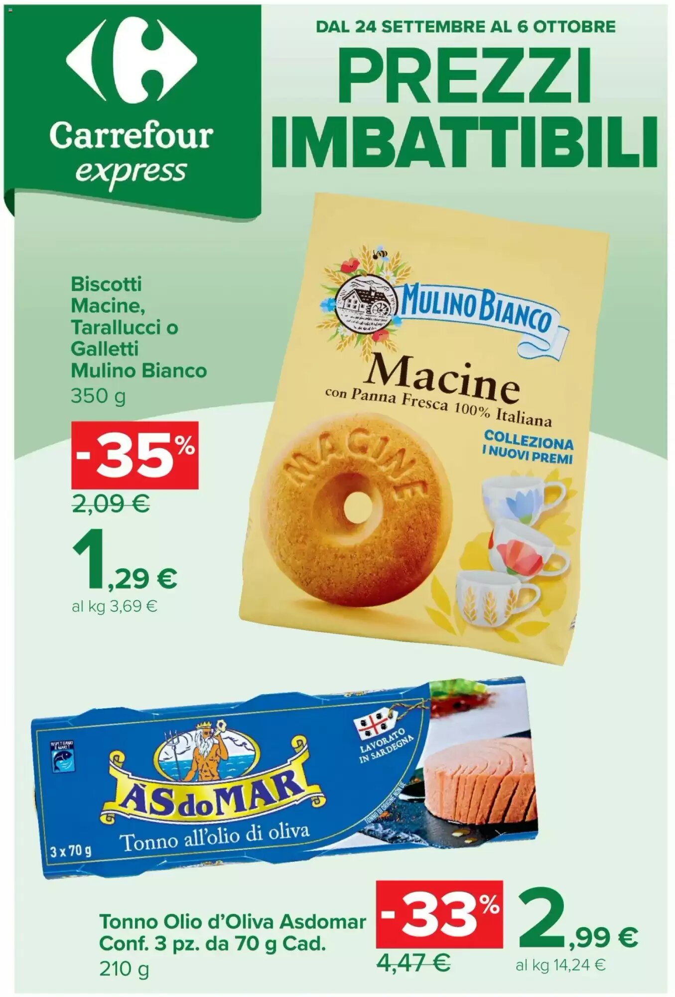 Volantino promozionale Carrefour Express valide dal 24/09/2026 - Pagina 1.