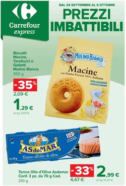 Volantino promozionale Carrefour Express  valide dal 24/09/2026