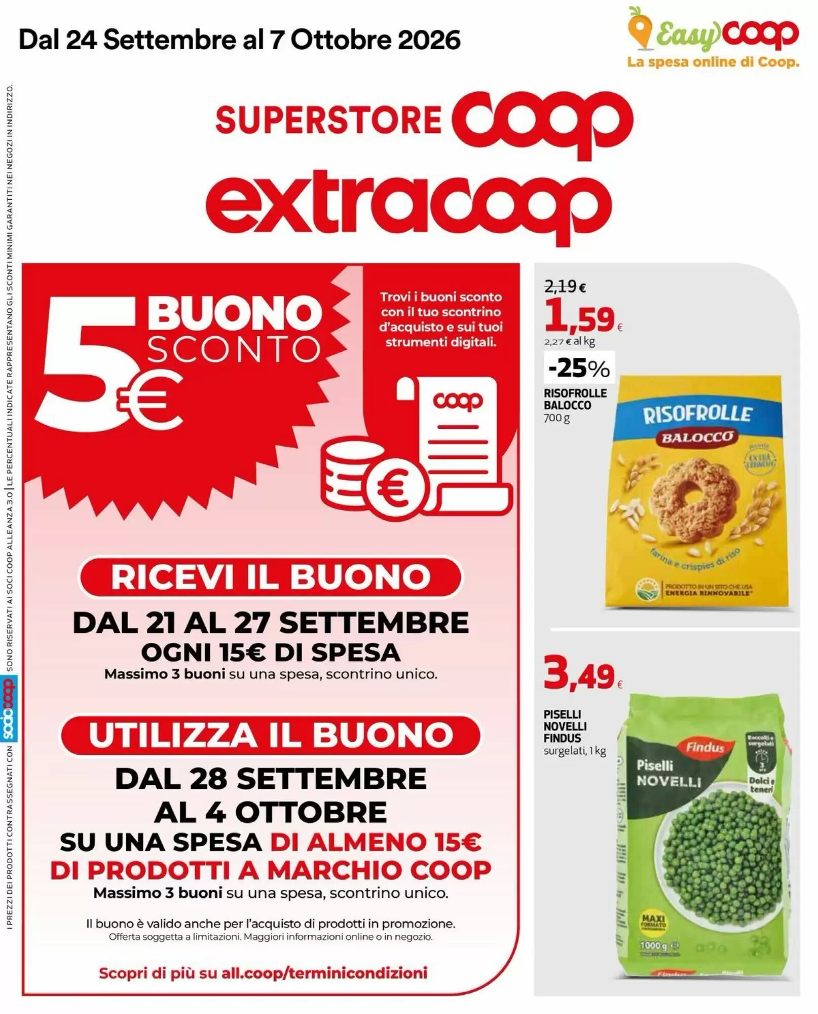 Volantino promozionale Coop valide dal 24/09/2026 - Pagina 1.