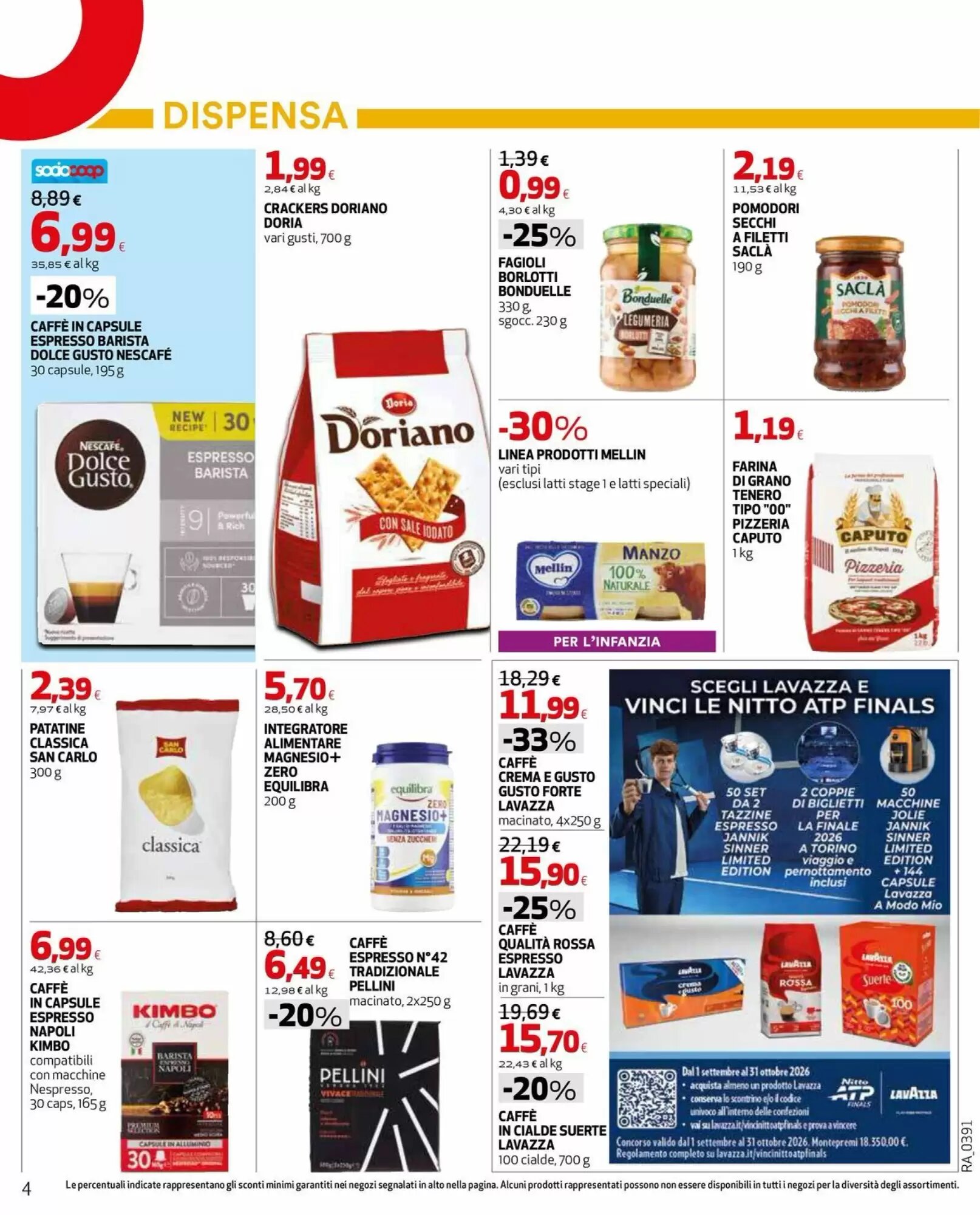 Volantino promozionale Coop  valide dal 24/09/2026 - Pagina 4.