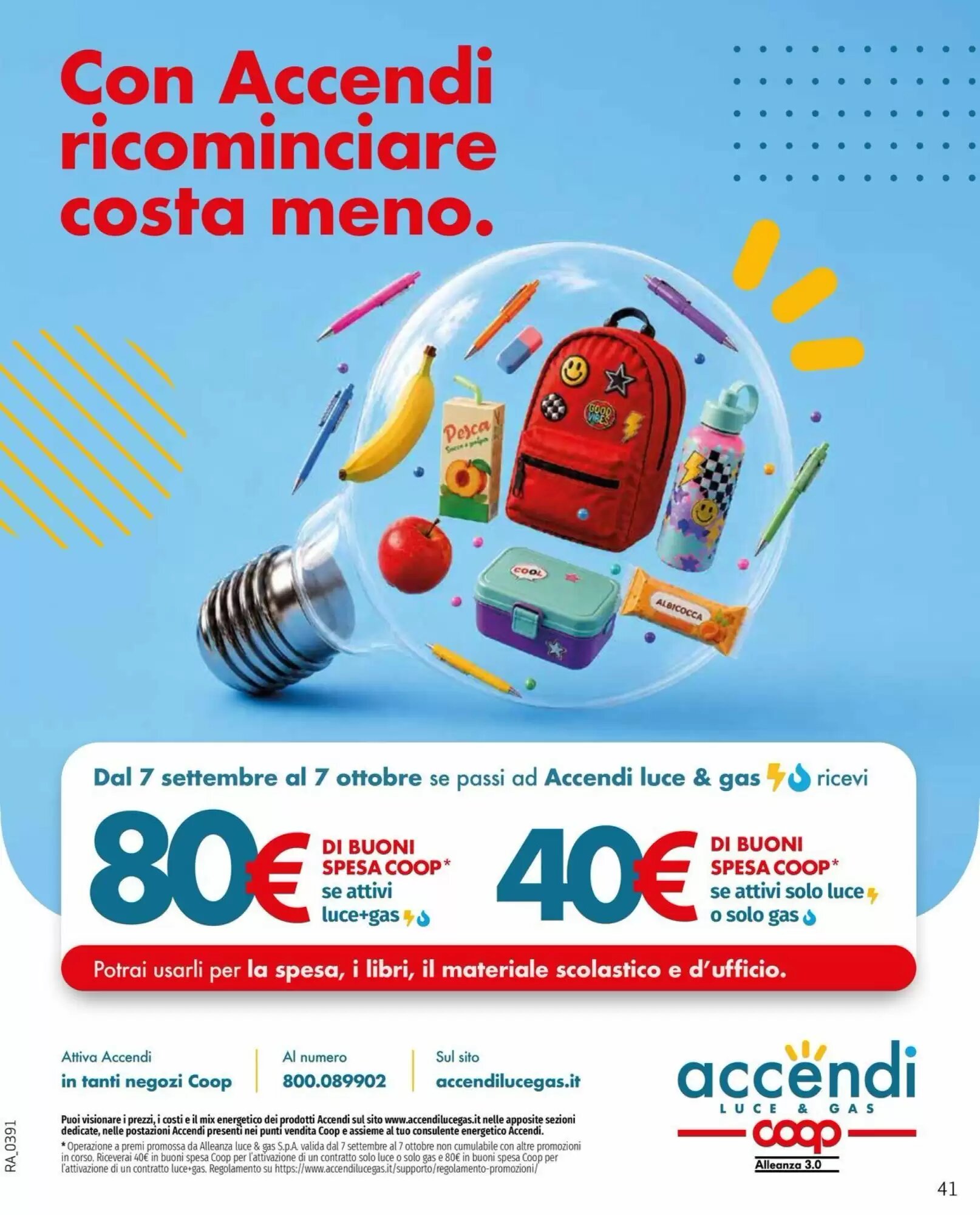 Volantino promozionale Coop  valide dal 24/09/2026 - Pagina 41.