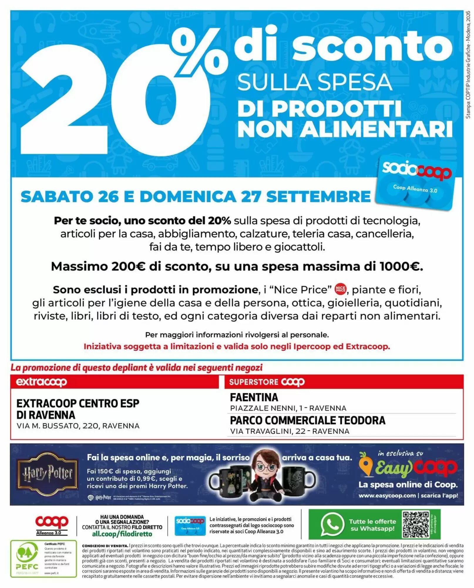Volantino promozionale Coop  valide dal 24/09/2026 - Pagina 46.