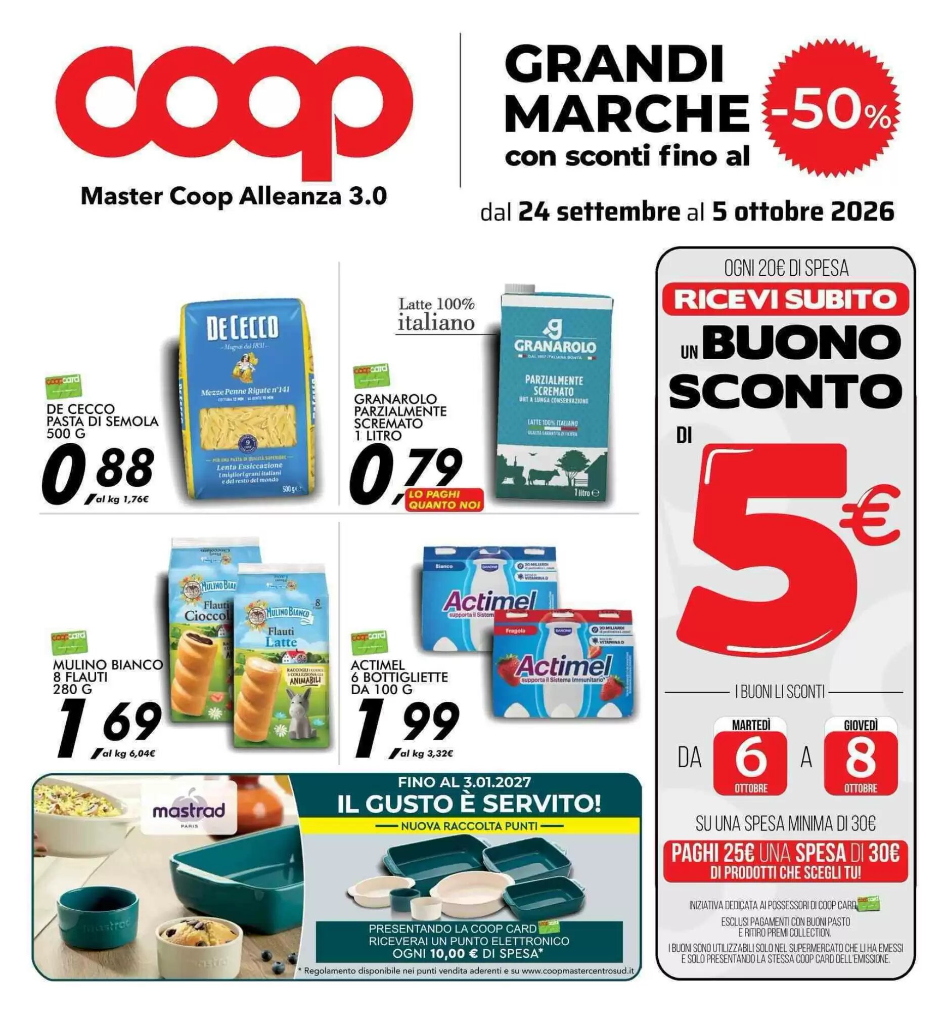Volantino promozionale Coop valide dal 24/09/2026 - Pagina 1.