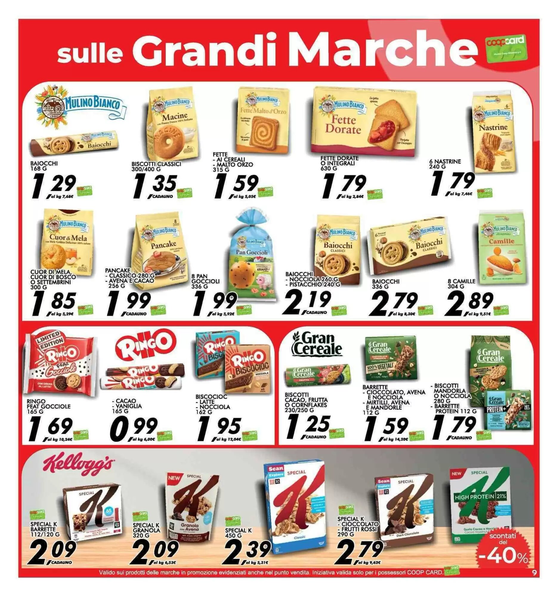 Volantino promozionale Coop  valide dal 24/09/2026 - Pagina 9.