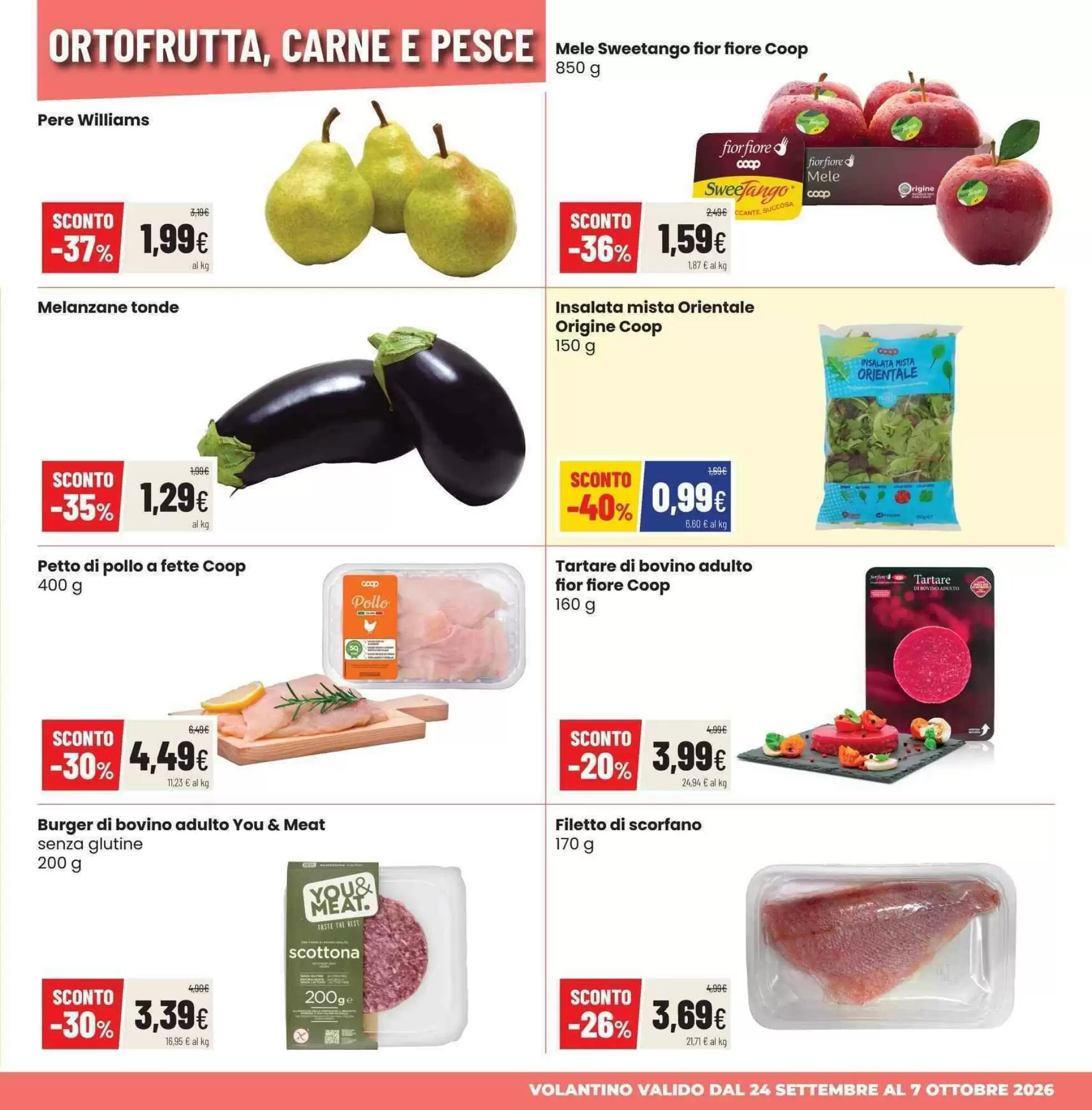 Volantino promozionale Coop  valide dal 24/09/2026 - Pagina 3.