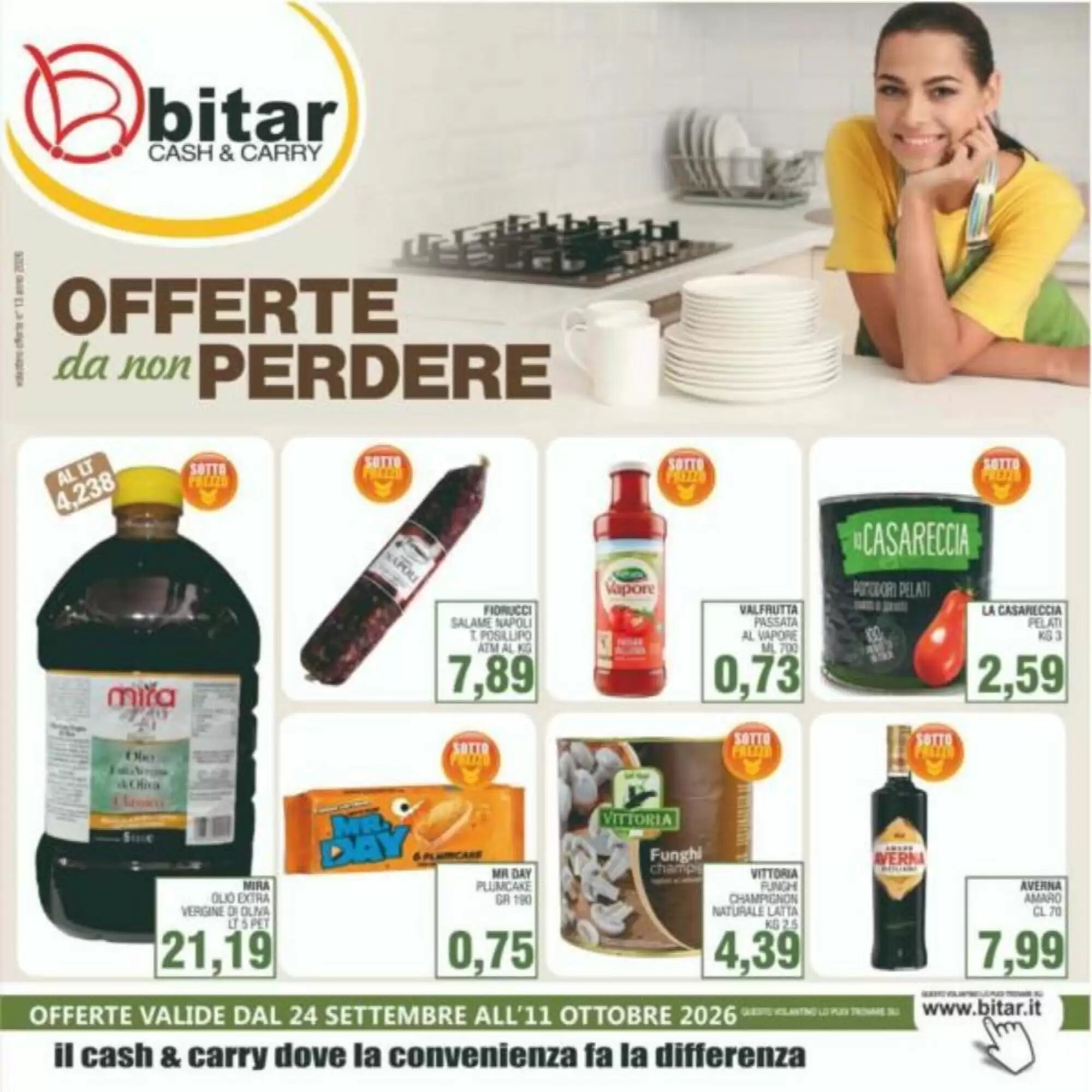 Volantino promozionale Bitar valide dal 24/09/2026 - Pagina 1.