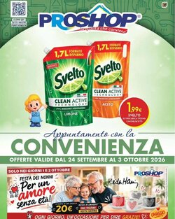 Volantino promozionale Proshop  valide dal 24/09/2026