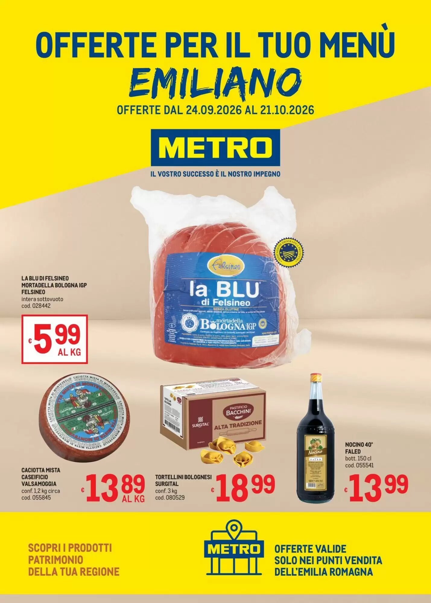 Volantino promozionale Metro valide dal 24/09/2026 - Pagina 1.