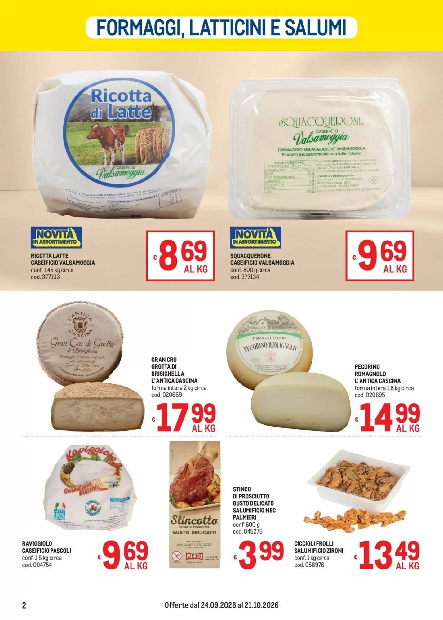 Volantino promozionale Metro  valide dal 24/09/2026 - Pagina 2.