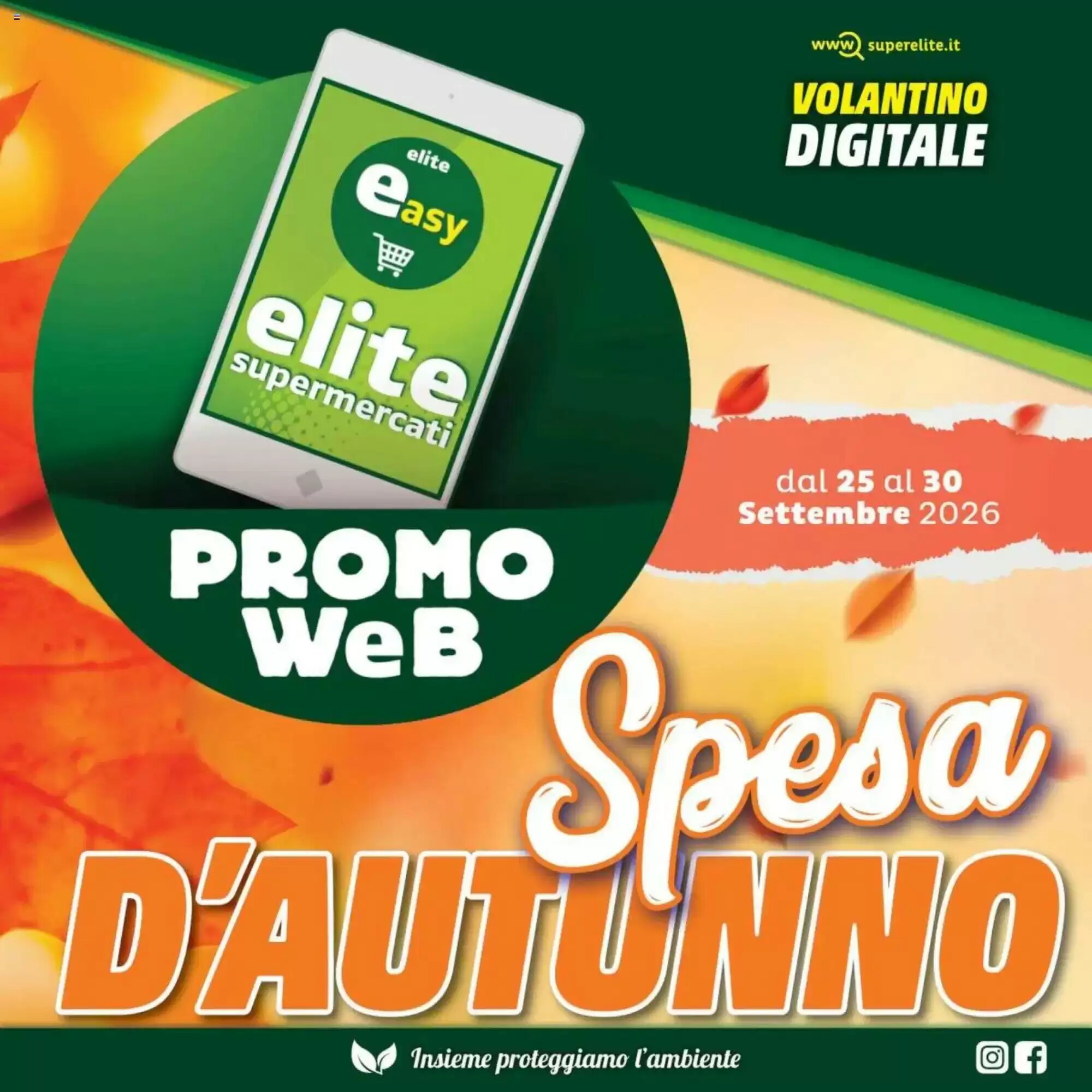 Volantino promozionale Elite  valide dal 25/09/2026 - Pagina 1.