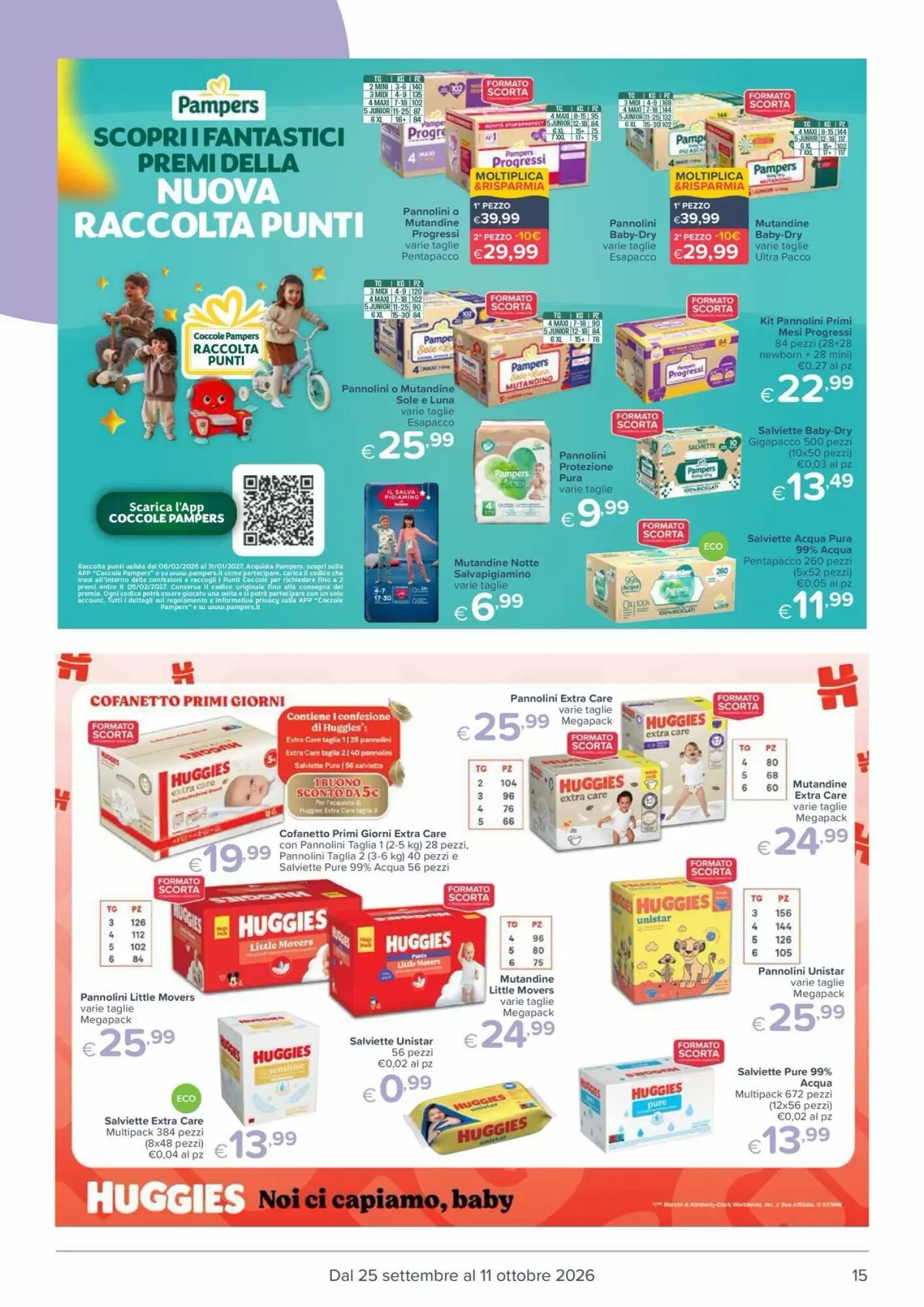Volantino promozionale Io Bimbo  valide dal 25/09/2026 - Pagina 15.