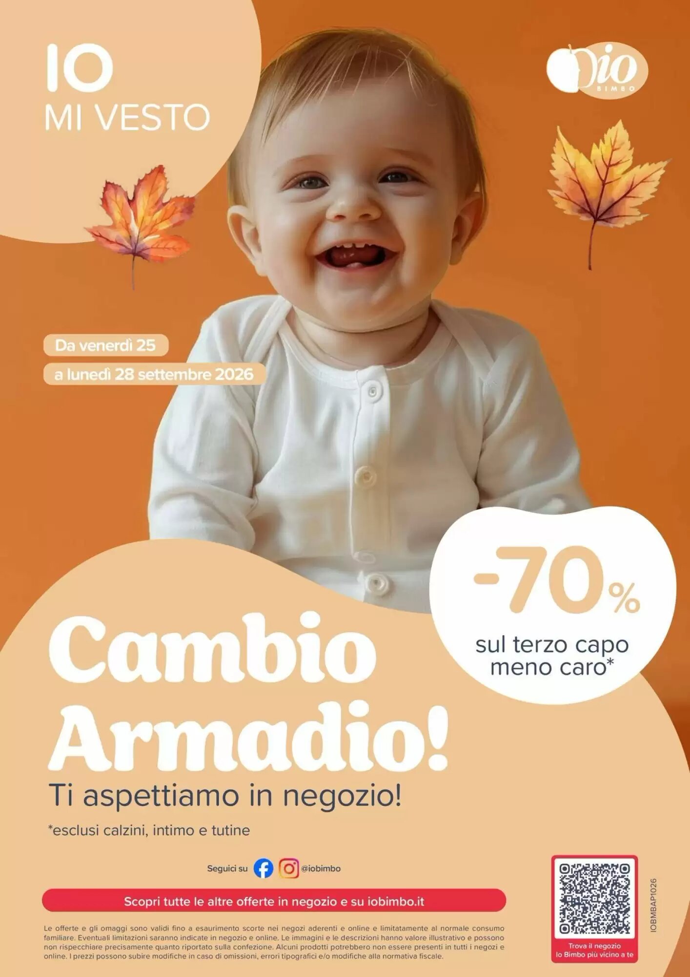 Volantino promozionale Io Bimbo  valide dal 25/09/2026 - Pagina 22.