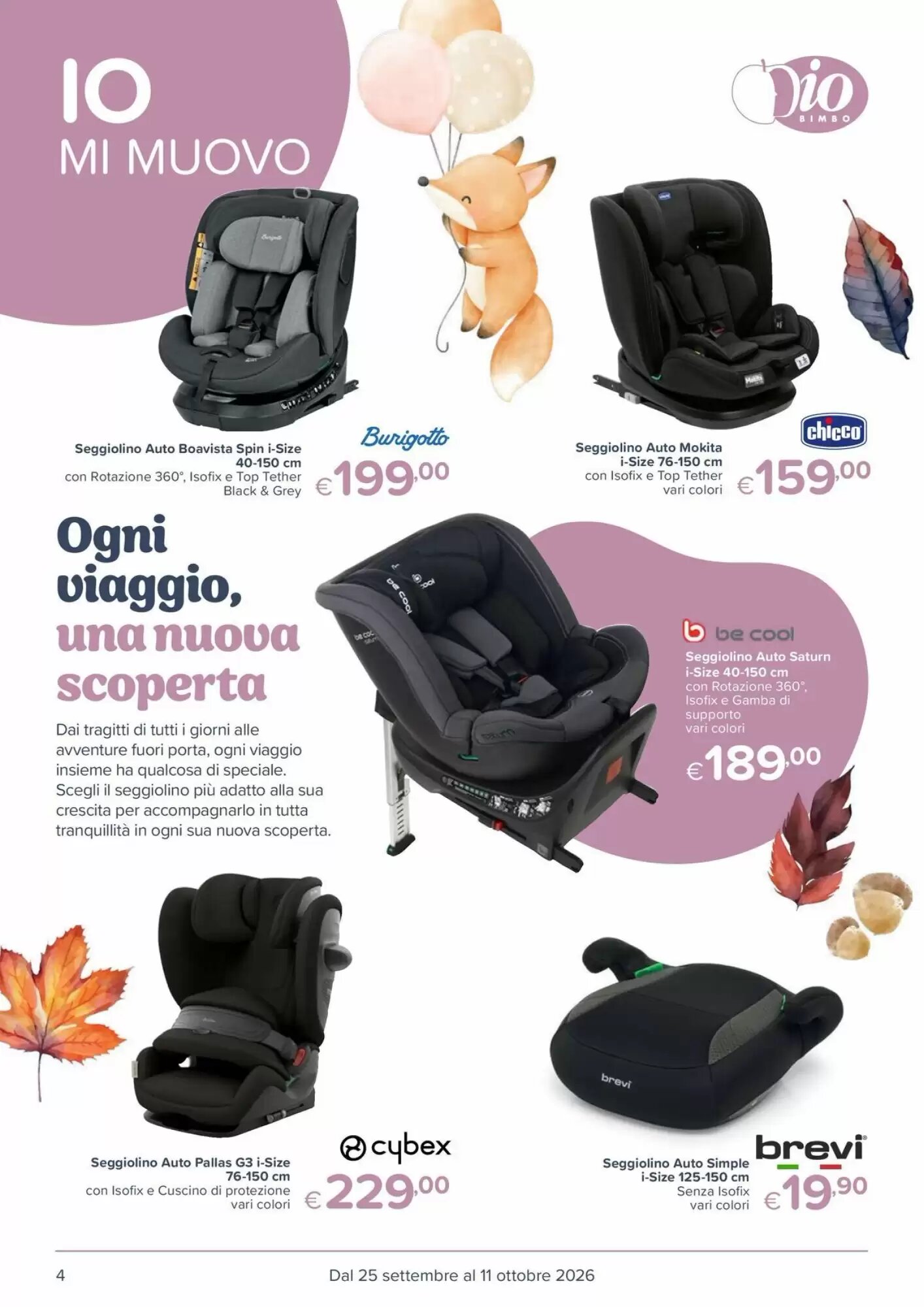 Volantino promozionale Io Bimbo  valide dal 25/09/2026 - Pagina 4.