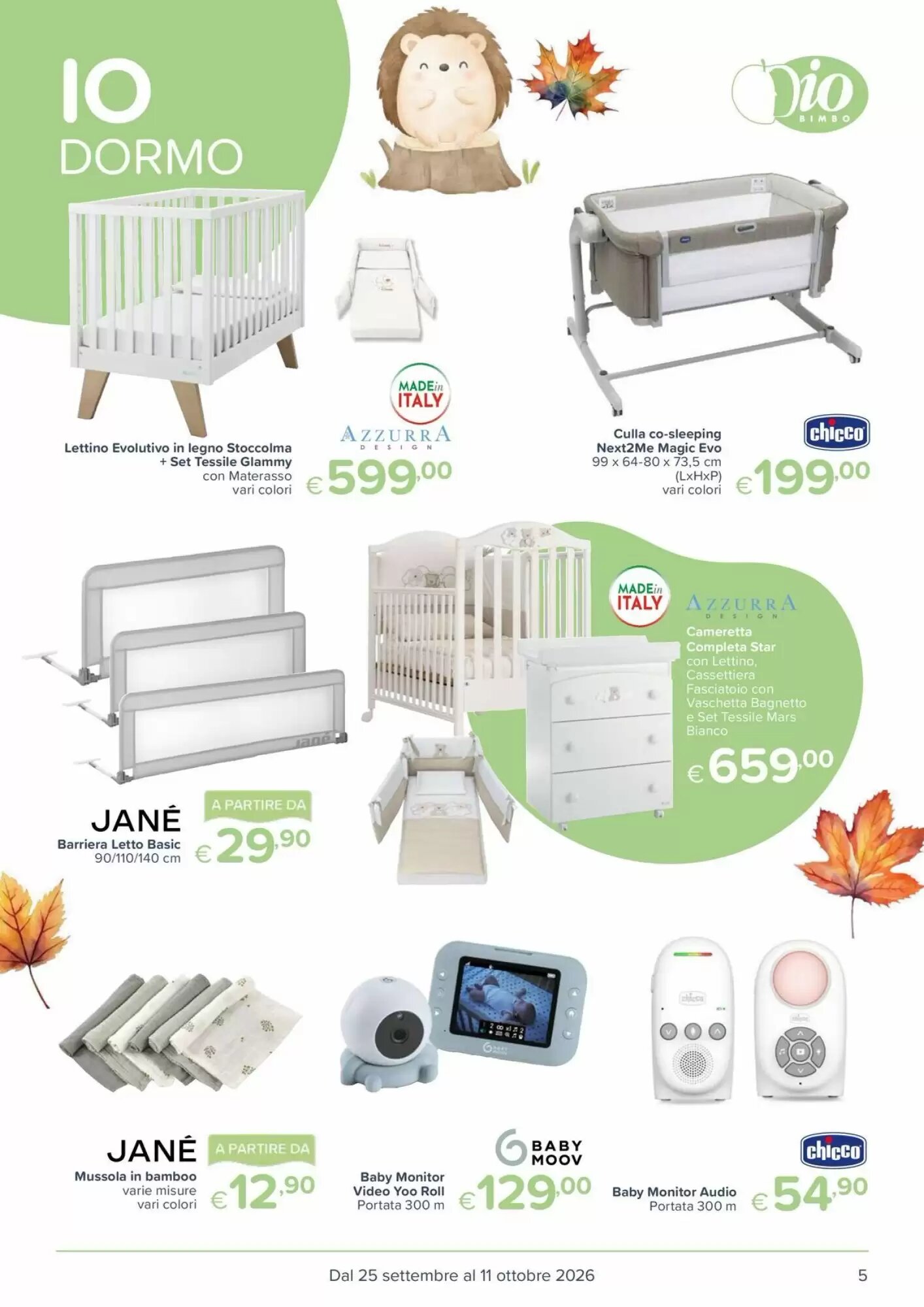 Volantino promozionale Io Bimbo  valide dal 25/09/2026 - Pagina 5.