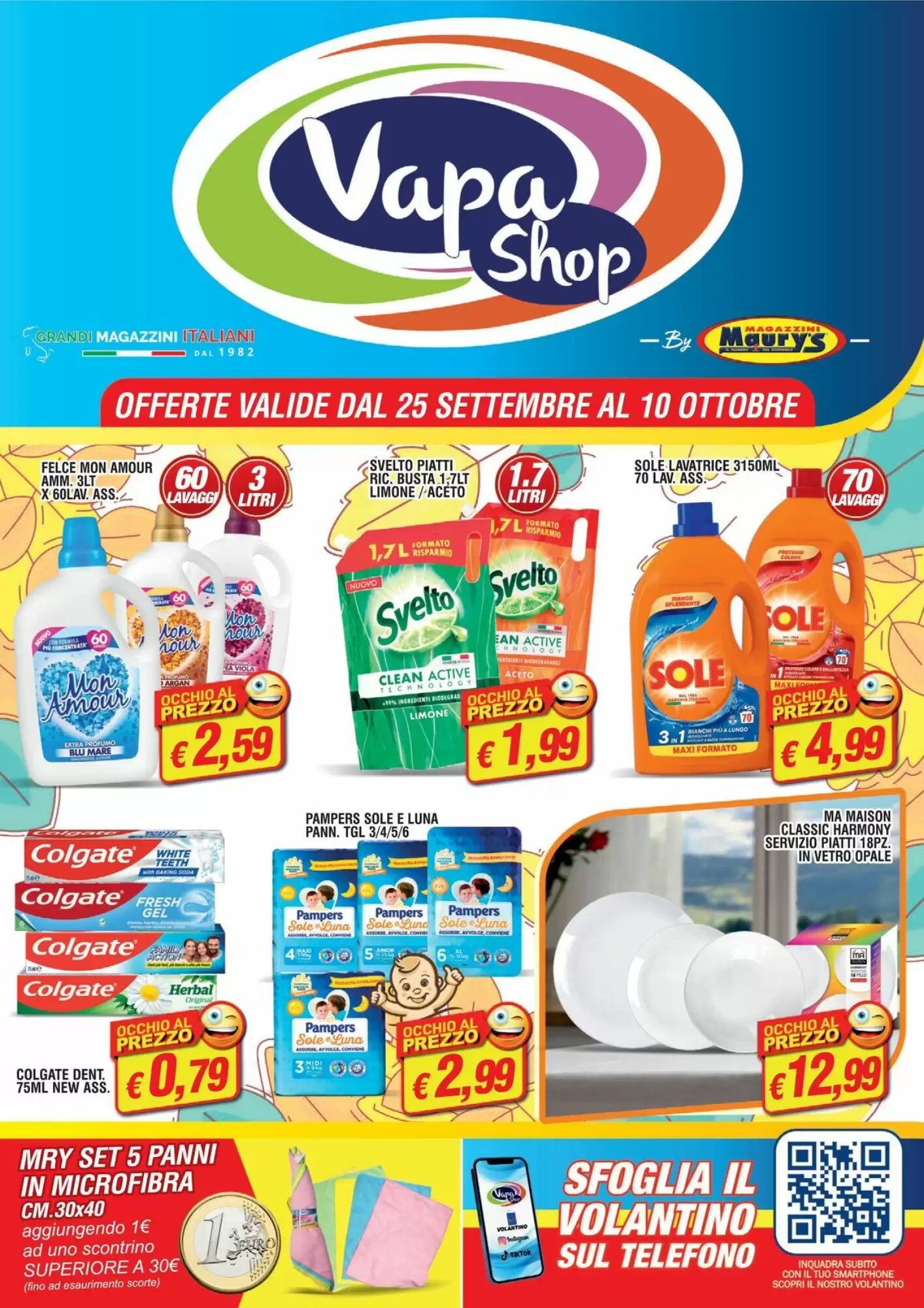 Volantino promozionale Vapashop  valide dal 25/09/2026 - Pagina 1.