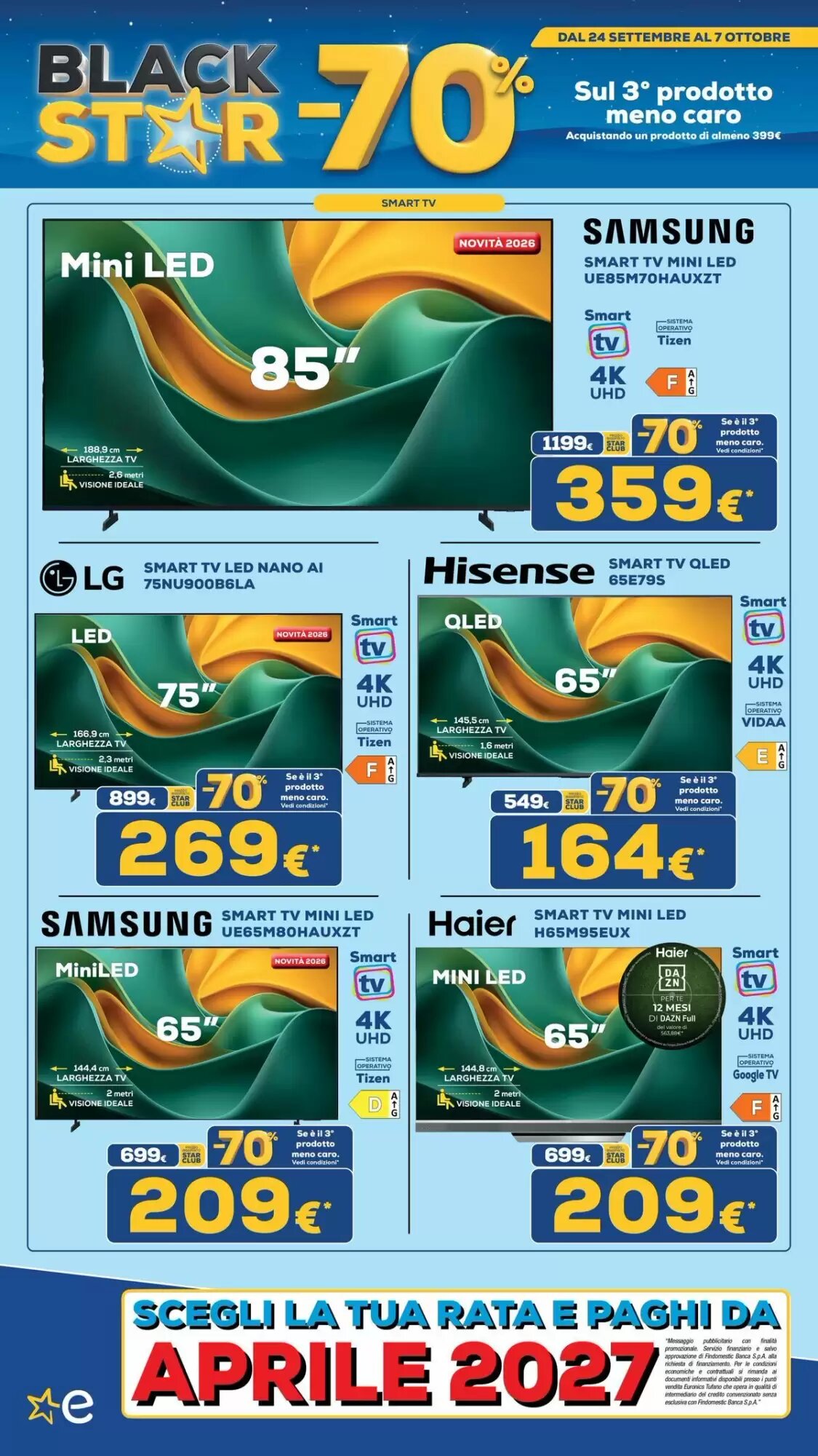 Volantino promozionale Euronics  valide dal 25/09/2026 - Pagina 3.