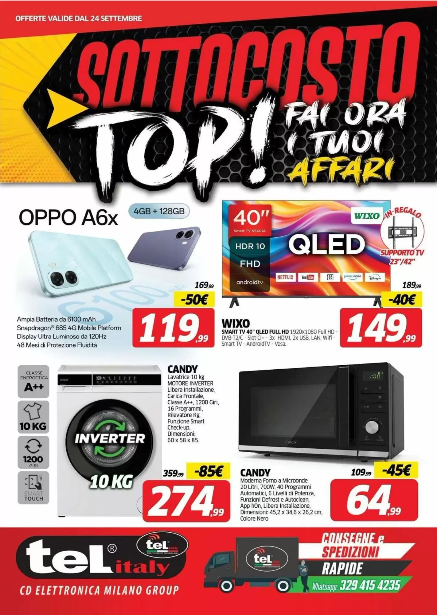 Volantino promozionale Telitaly  valide dal 25/09/2026 - Pagina 1.