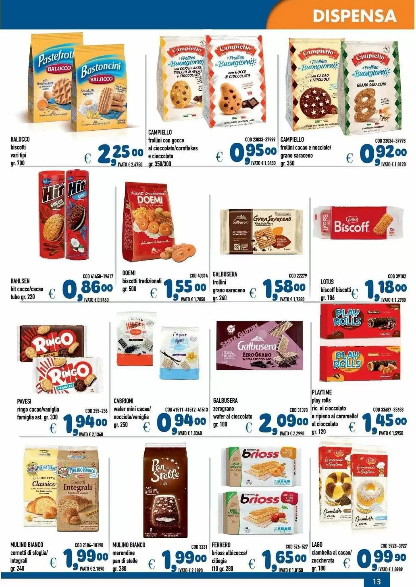 Volantino promozionale Del Prete Distribuzioni  valide dal 25/09/2026 - Pagina 13.