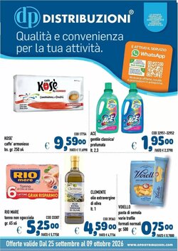 Volantino promozionale Del Prete Distribuzioni  valide dal 25/09/2026