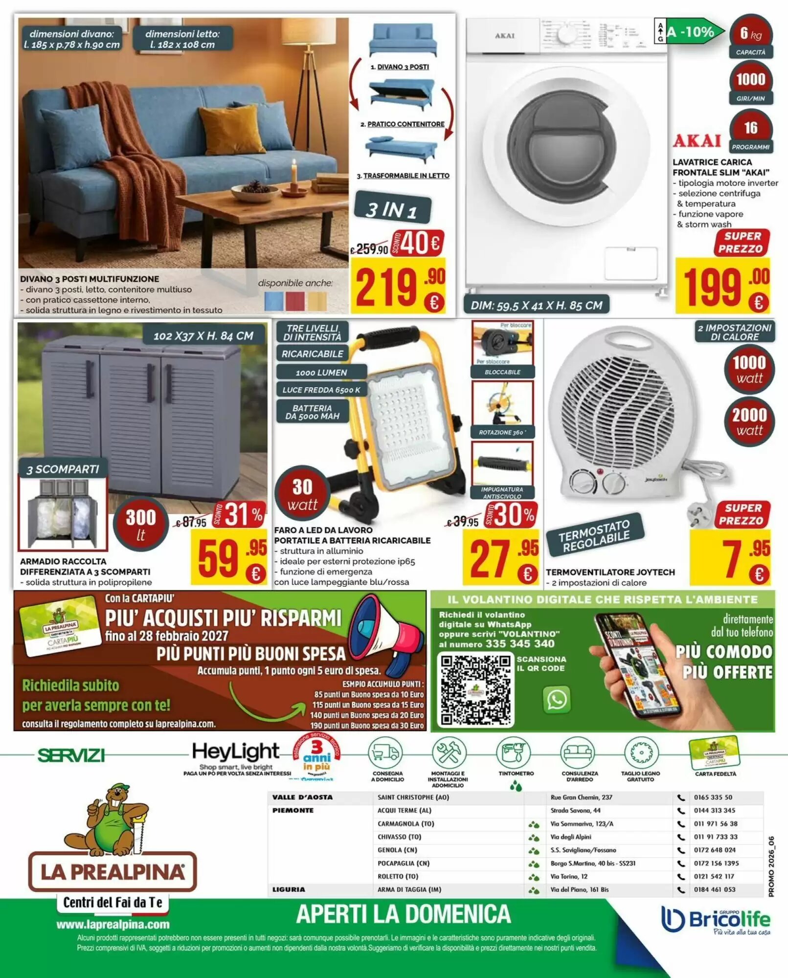 Volantino promozionale La Prealpina  valide dal 25/09/2026 - Pagina 12.