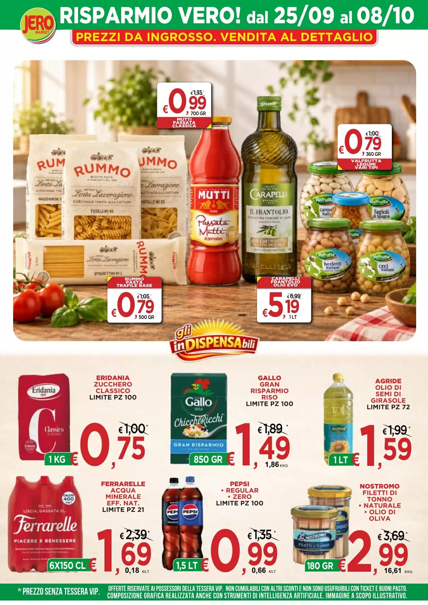 Volantino promozionale Jero Market  valide dal 25/09/2026 - Pagina 1.