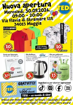 Volantino promozionale Tedi  valide dal 25/09/2026