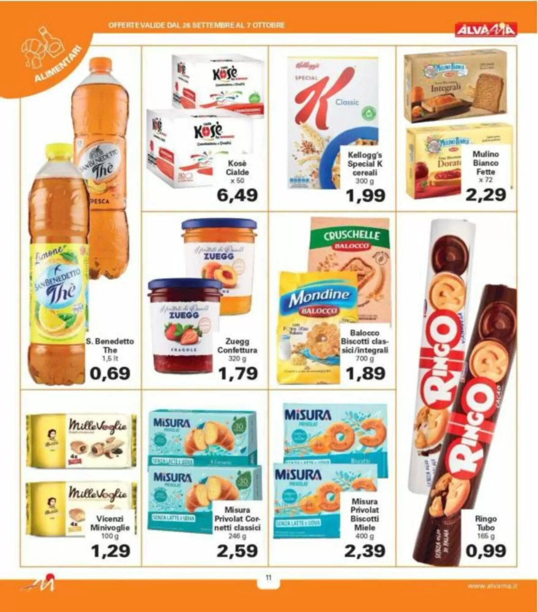 Volantino promozionale Alvama  valide dal 26/09/2026 - Pagina 11.