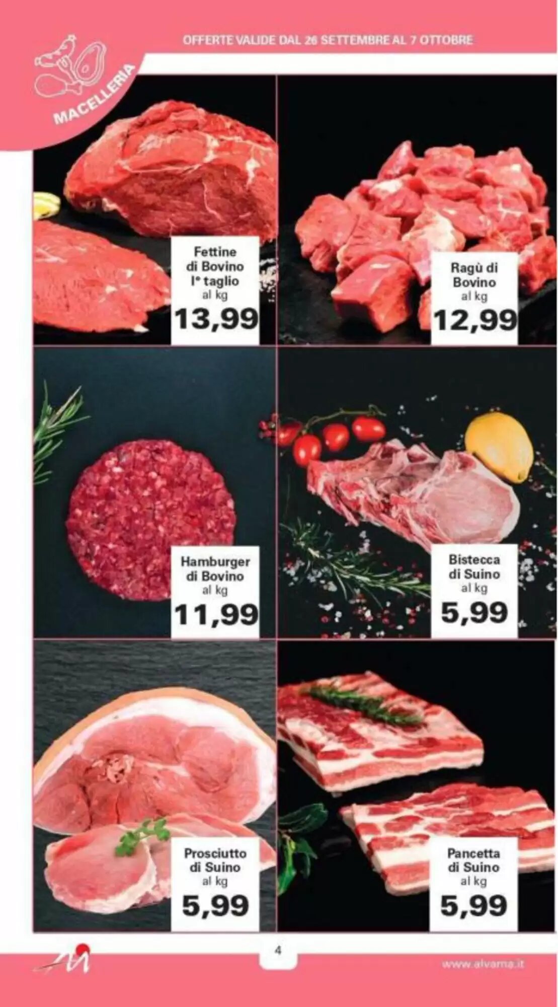 Volantino promozionale Alvama  valide dal 26/09/2026 - Pagina 4.