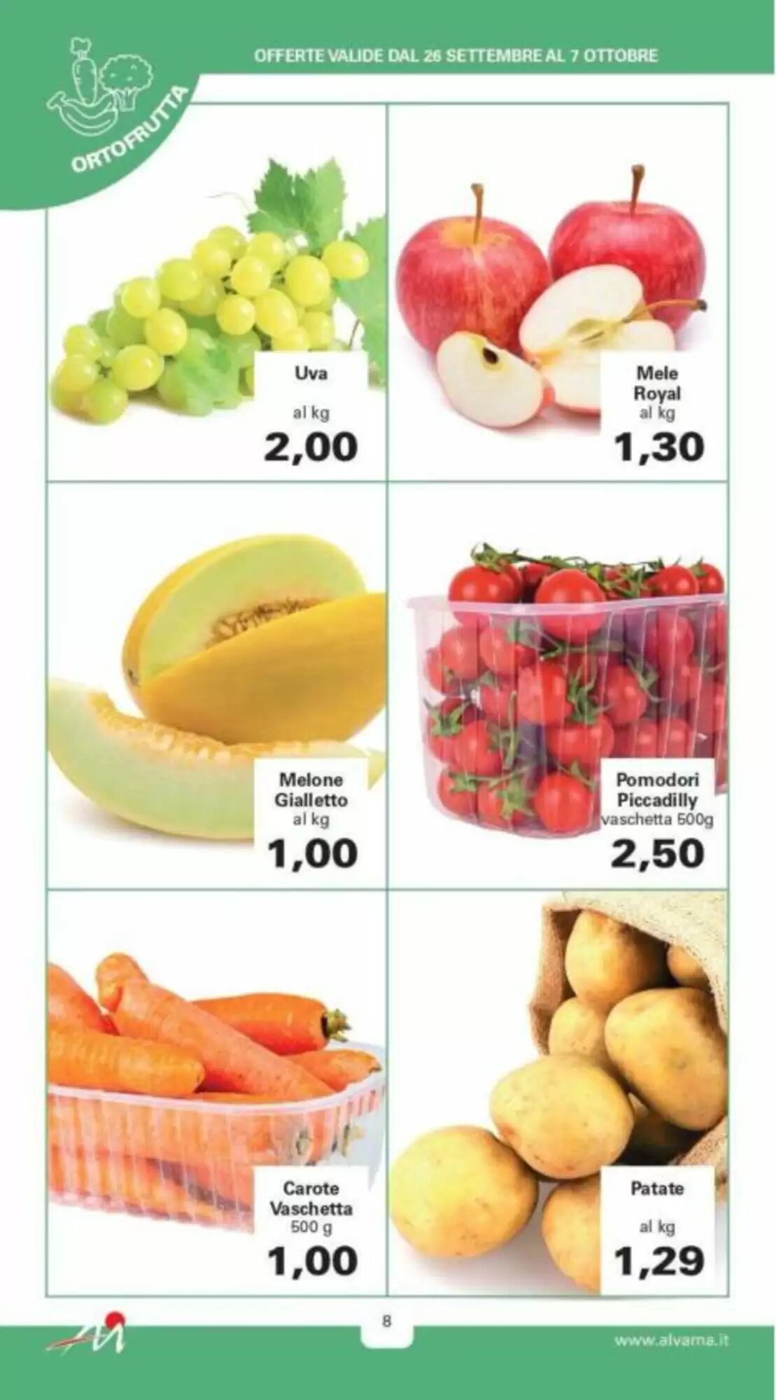 Volantino promozionale Alvama  valide dal 26/09/2026 - Pagina 8.