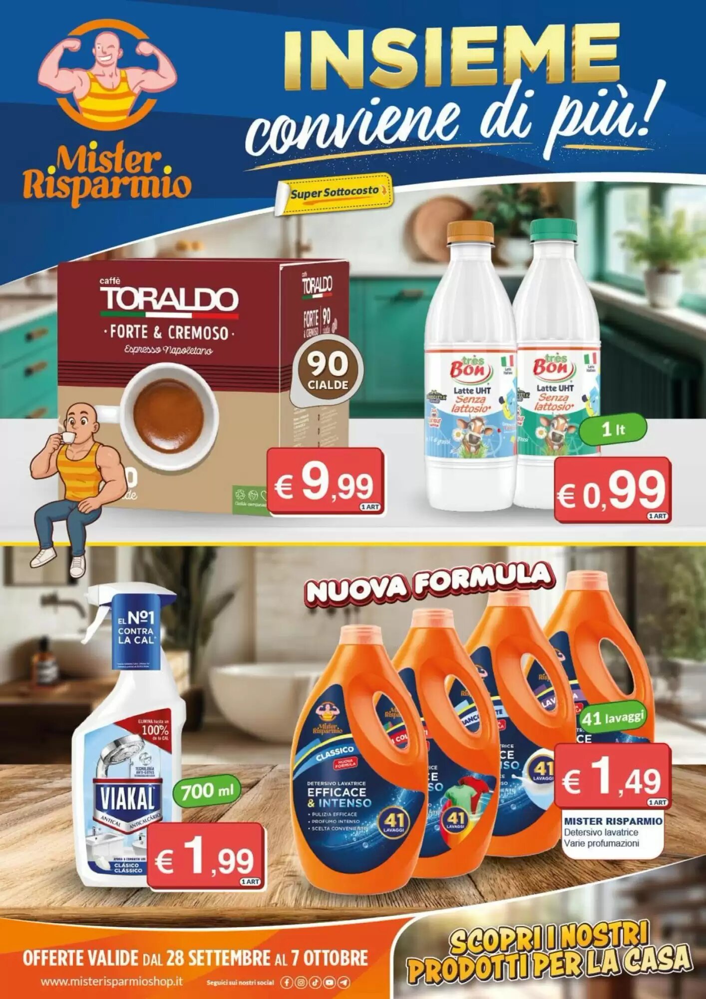 Volantino promozionale Mister Risparmio  valide dal 26/09/2026 - Pagina 1.