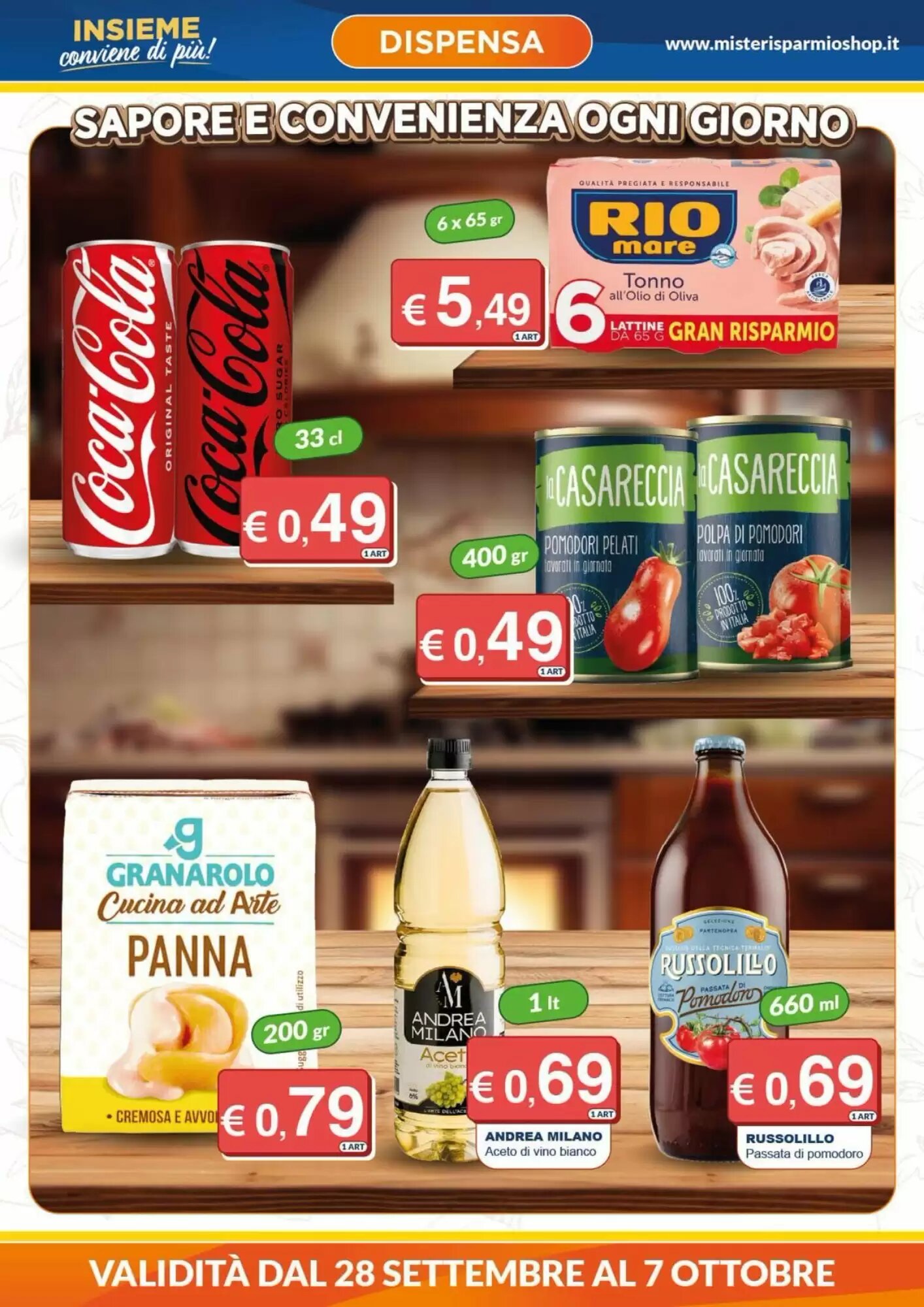 Volantino promozionale Mister Risparmio  valide dal 26/09/2026 - Pagina 2.