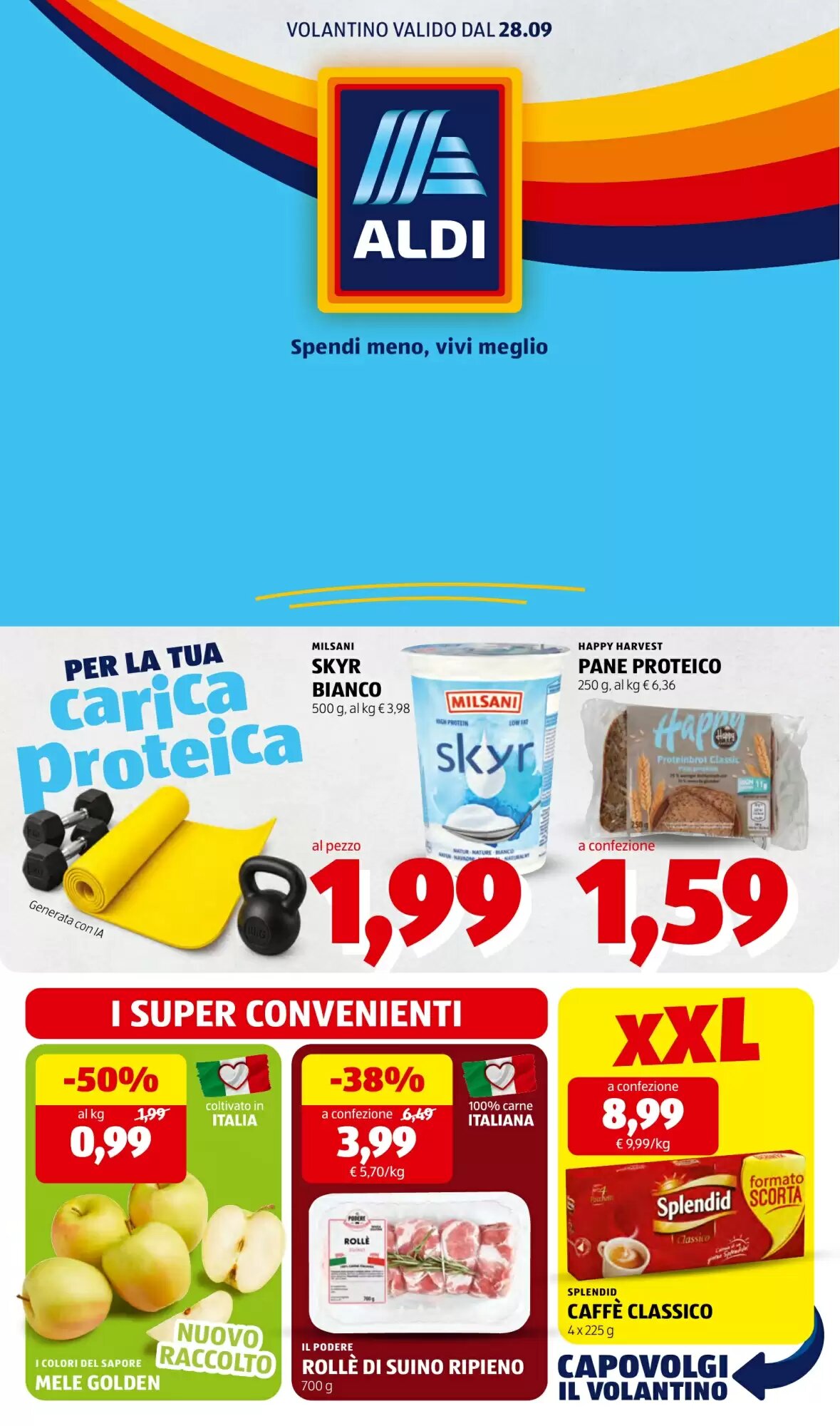 Volantino promozionale ALDI valide dal 28/09/2026 - Pagina 1.