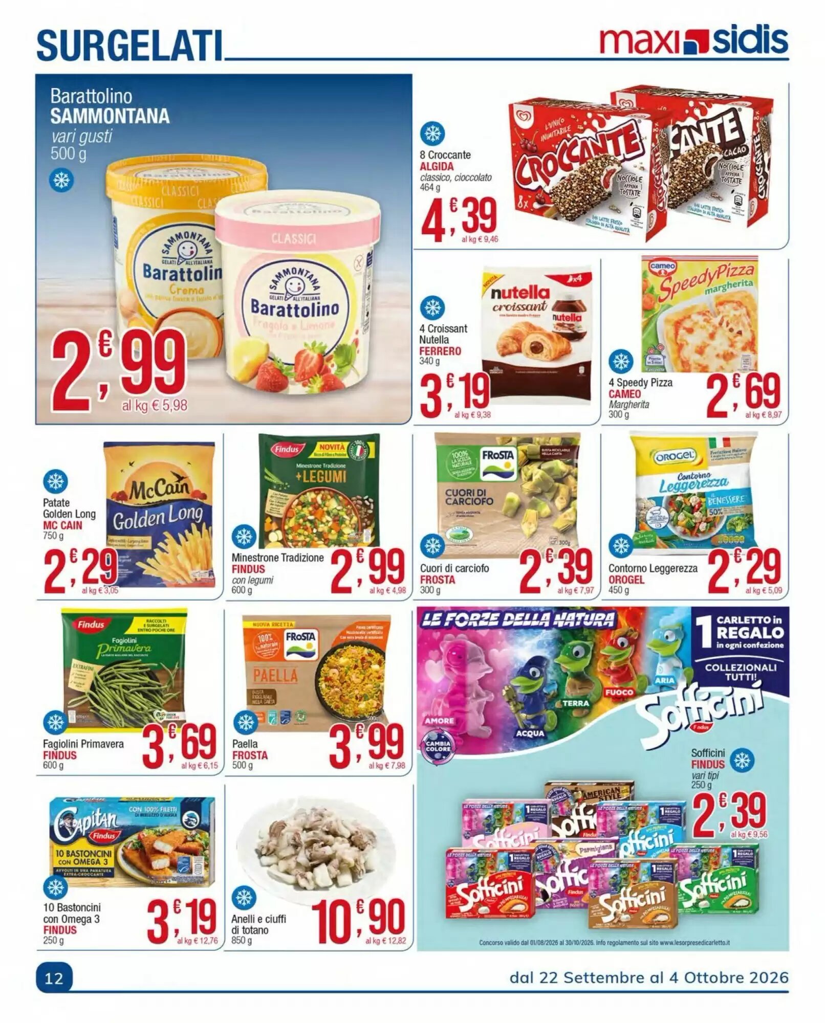 Volantino promozionale Sidis  valide dal 28/09/2026 - Pagina 12.