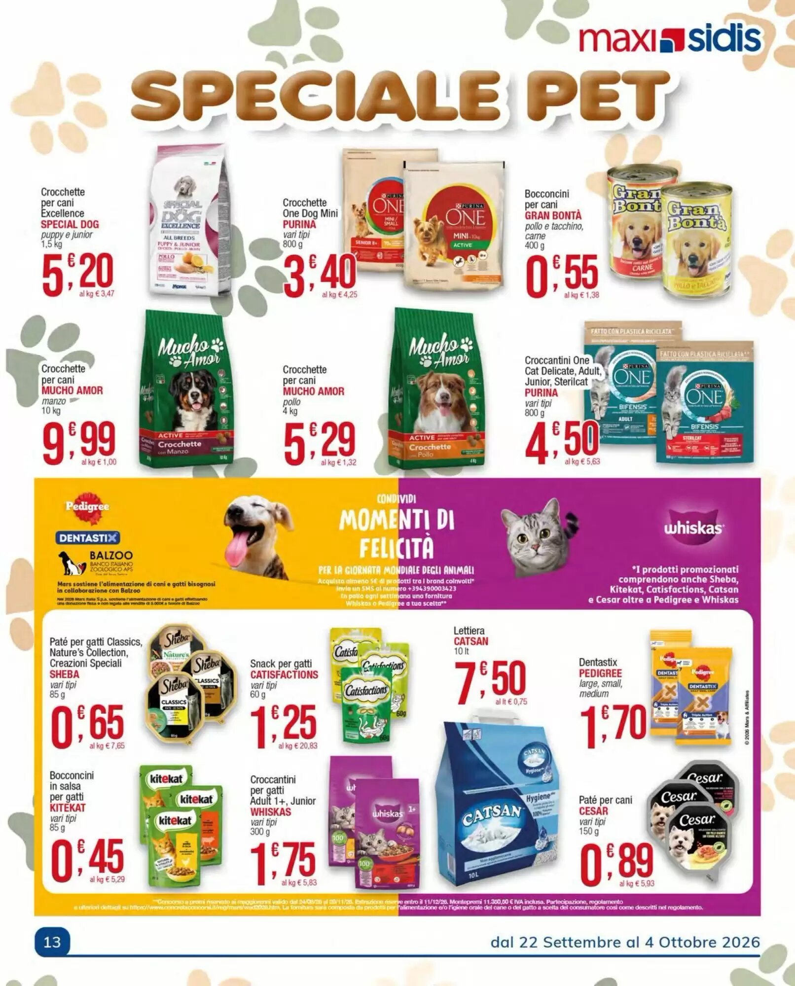 Volantino promozionale Sidis  valide dal 28/09/2026 - Pagina 13.