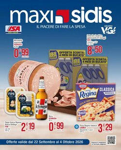 Volantino promozionale Sidis  valide dal 28/09/2026