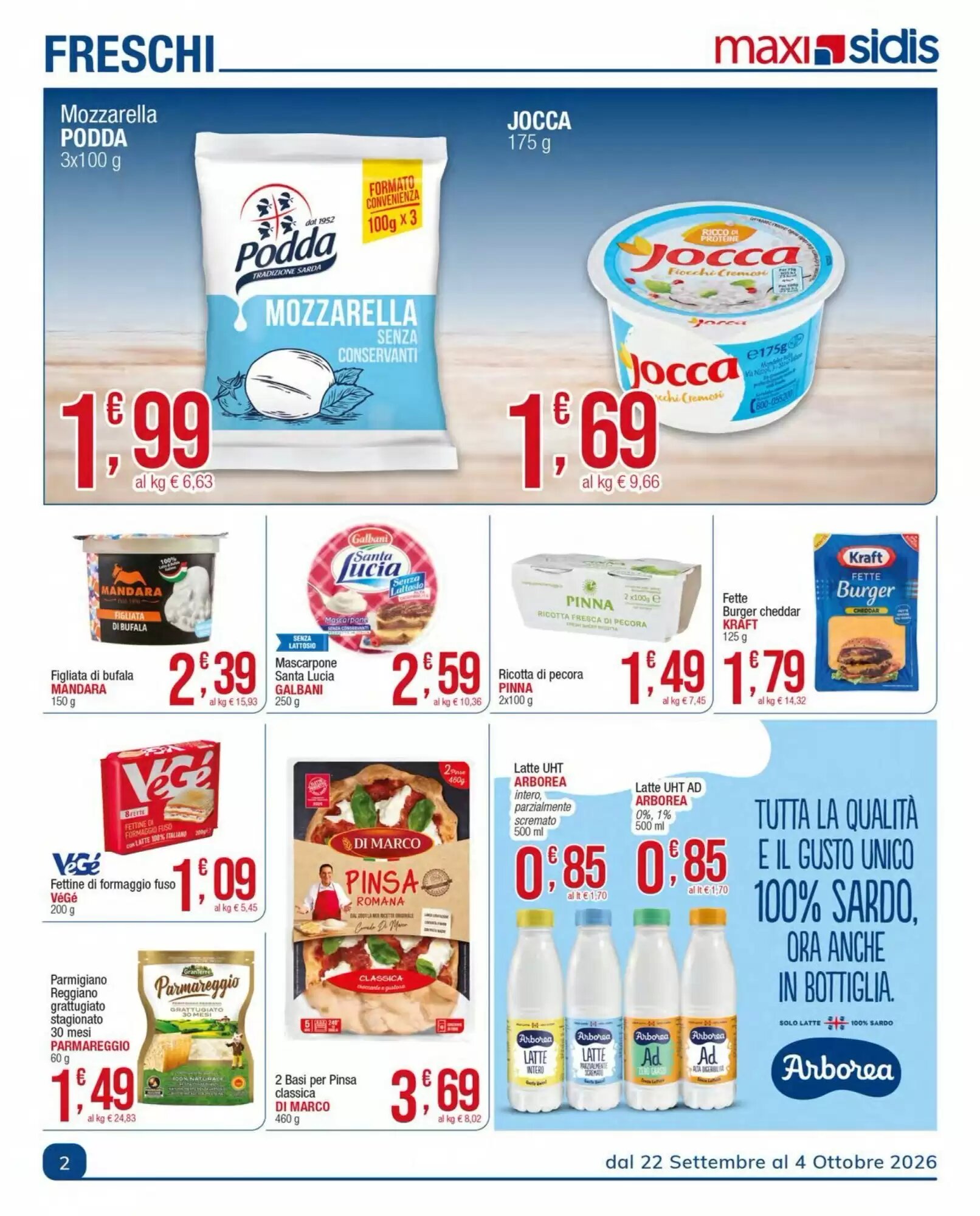 Volantino promozionale Sidis  valide dal 28/09/2026 - Pagina 2.