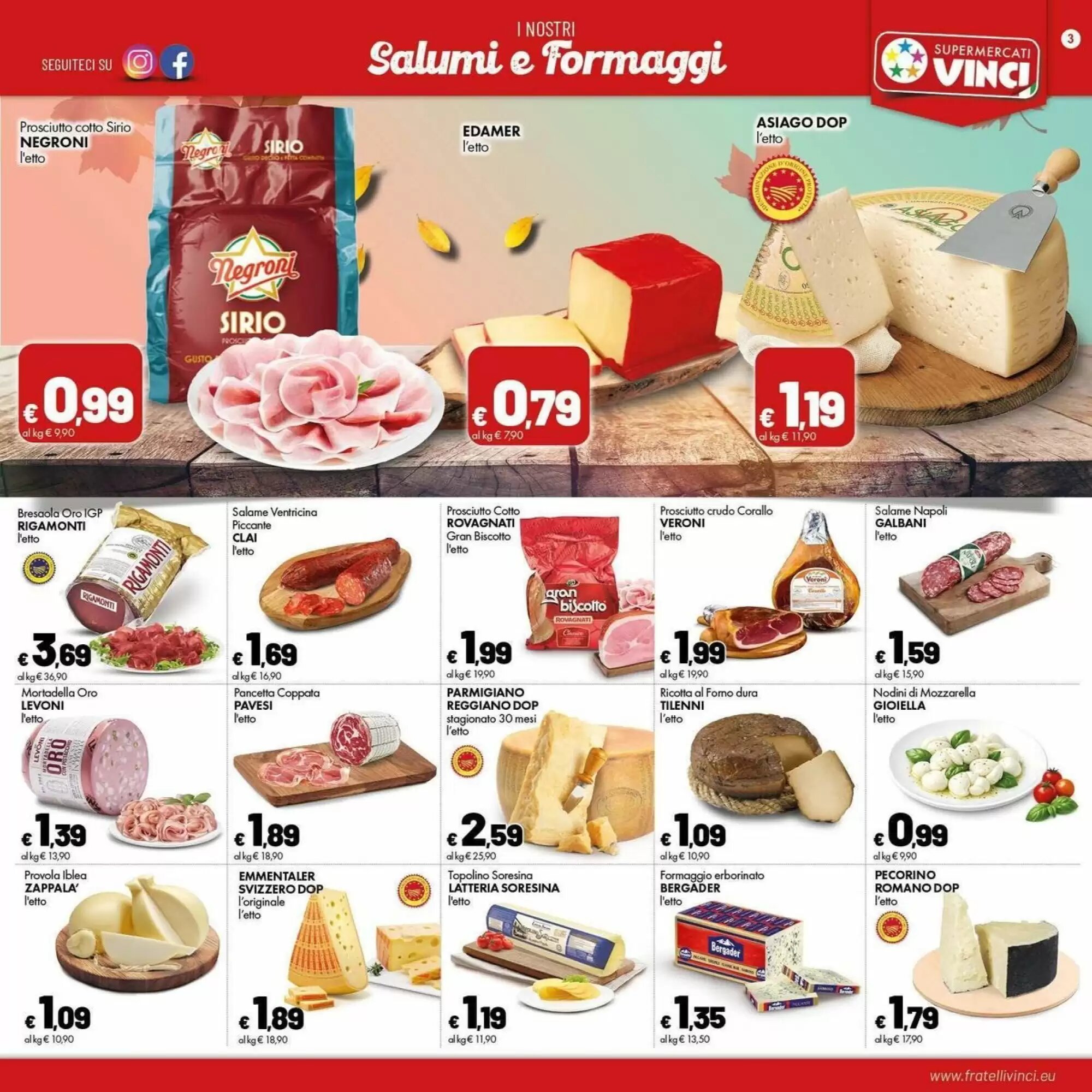 Volantino promozionale Supermercati Vinci  valide dal 28/09/2026 - Pagina 3.