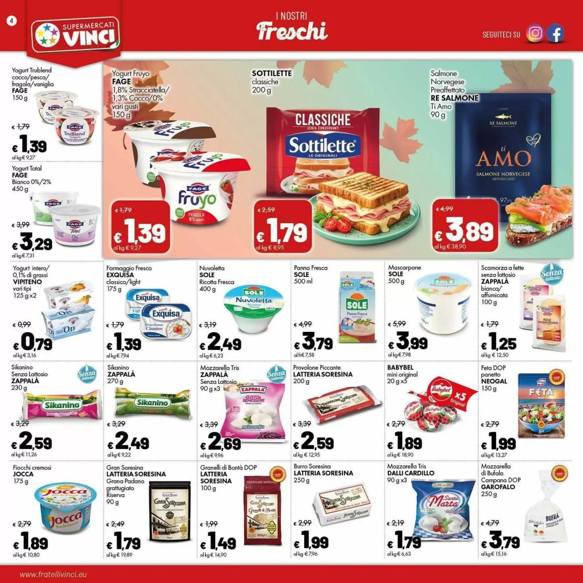 Volantino promozionale Supermercati Vinci  valide dal 28/09/2026 - Pagina 4.