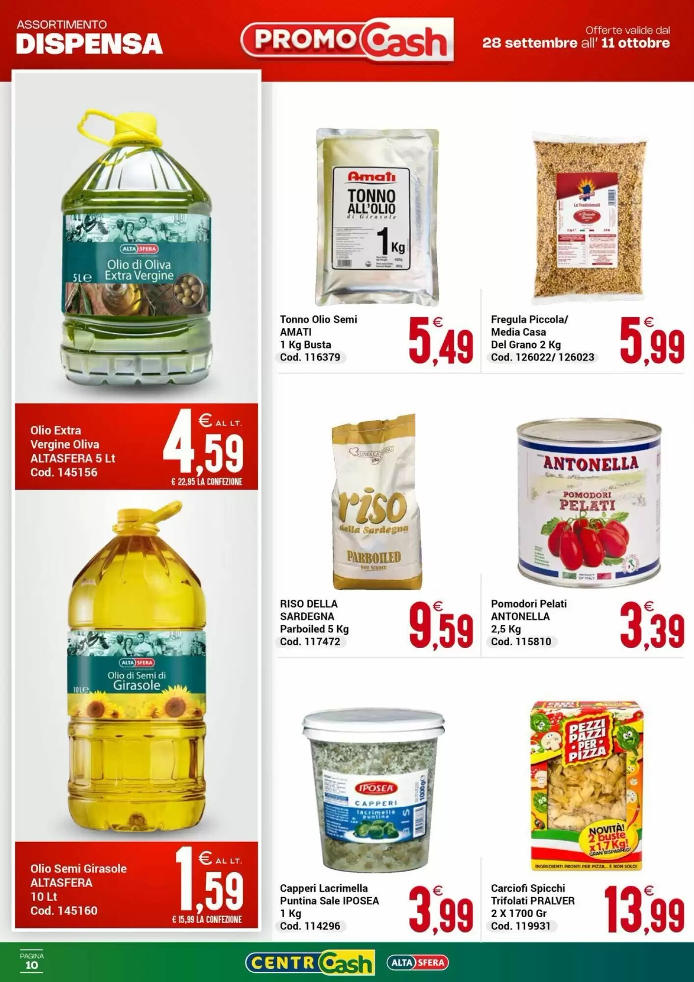Volantino promozionale Centro Cash  valide dal 28/09/2026 - Pagina 10.