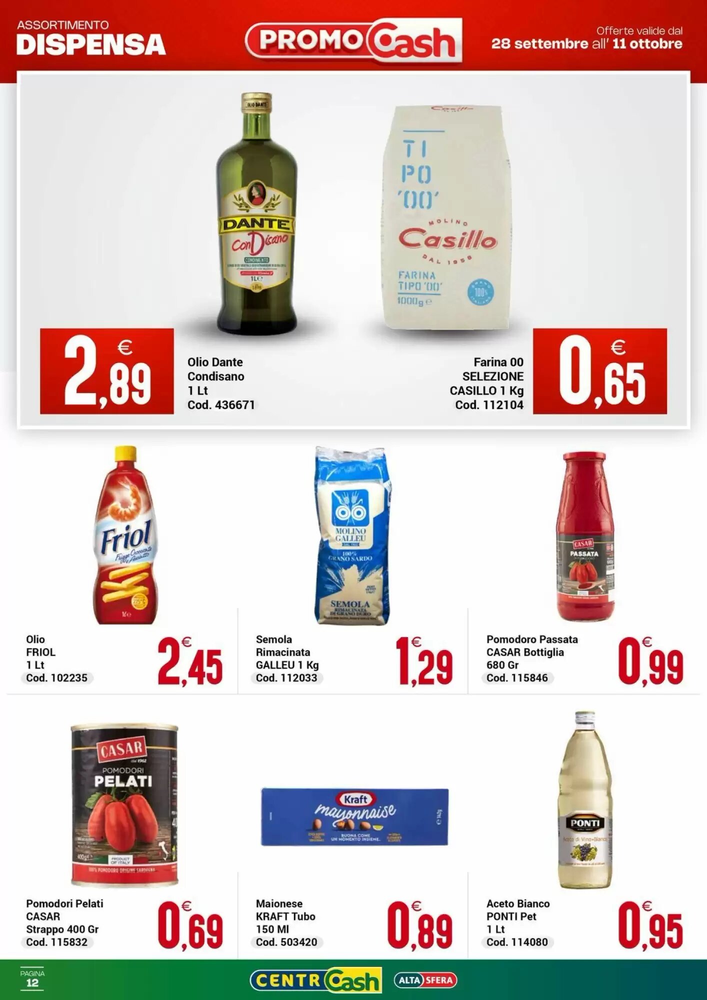 Volantino promozionale Centro Cash  valide dal 28/09/2026 - Pagina 12.