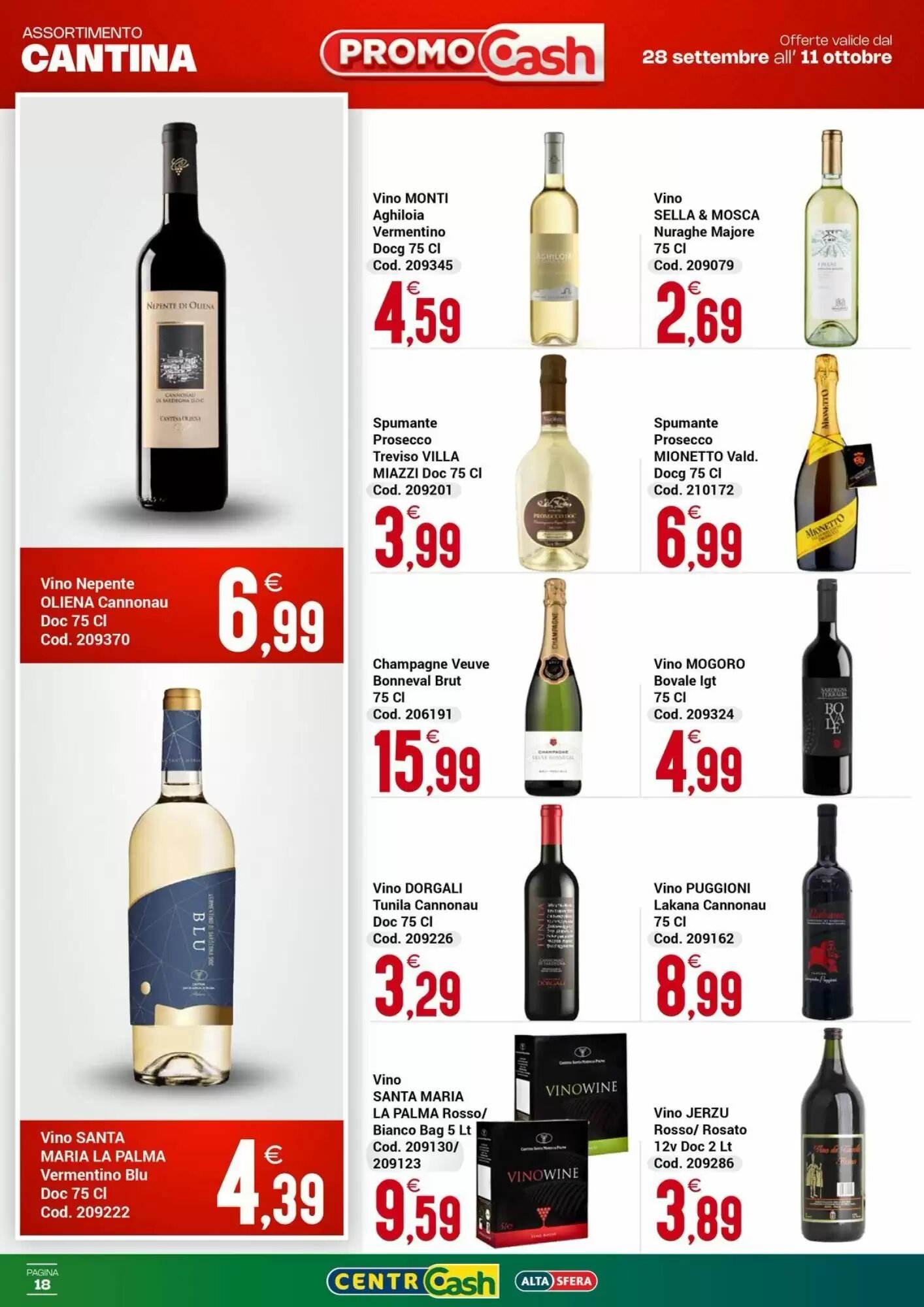 Volantino promozionale Centro Cash  valide dal 28/09/2026 - Pagina 18.