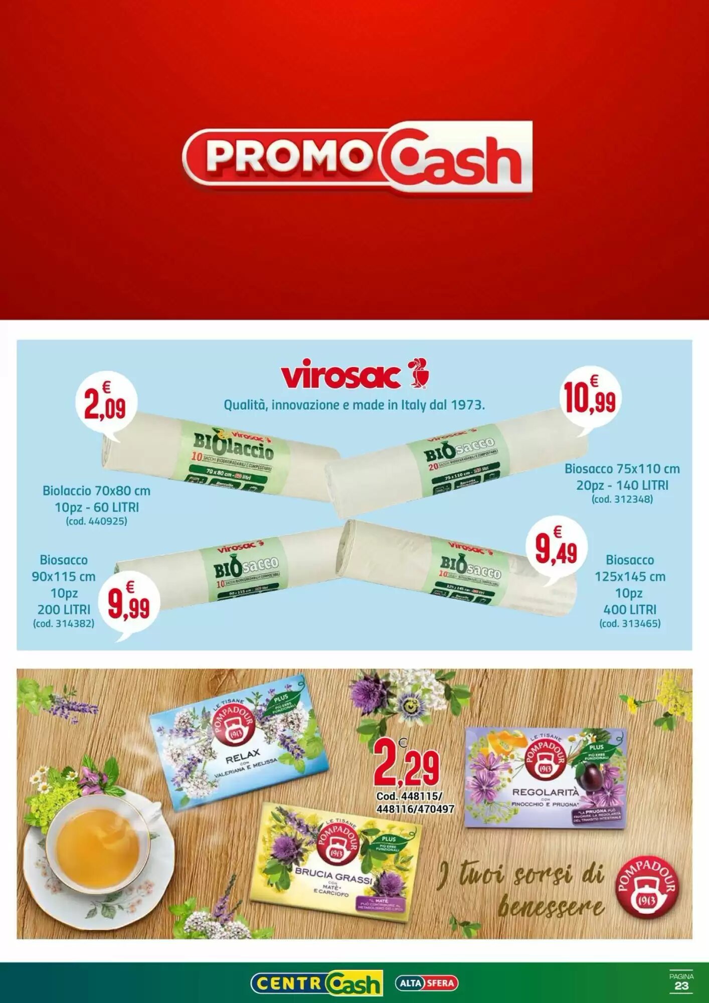 Volantino promozionale Centro Cash  valide dal 28/09/2026 - Pagina 23.