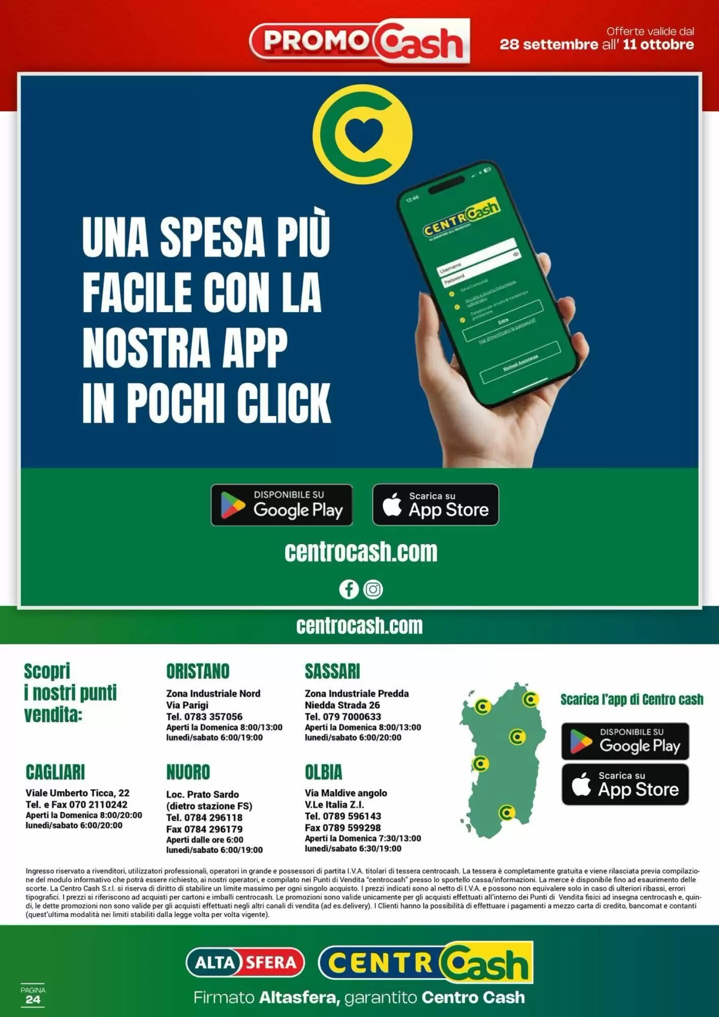 Volantino promozionale Centro Cash  valide dal 28/09/2026 - Pagina 24.