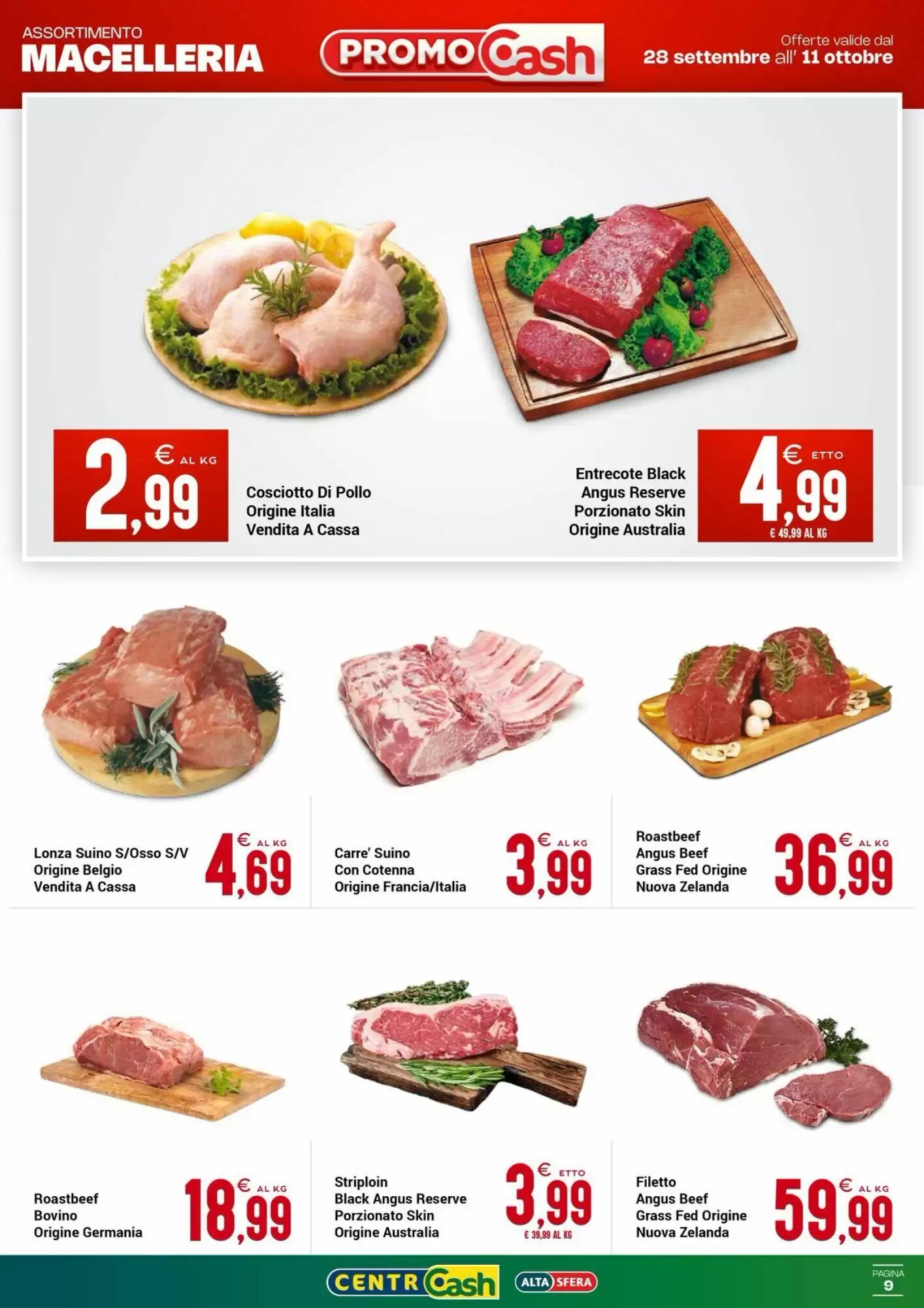 Volantino promozionale Centro Cash  valide dal 28/09/2026 - Pagina 9.