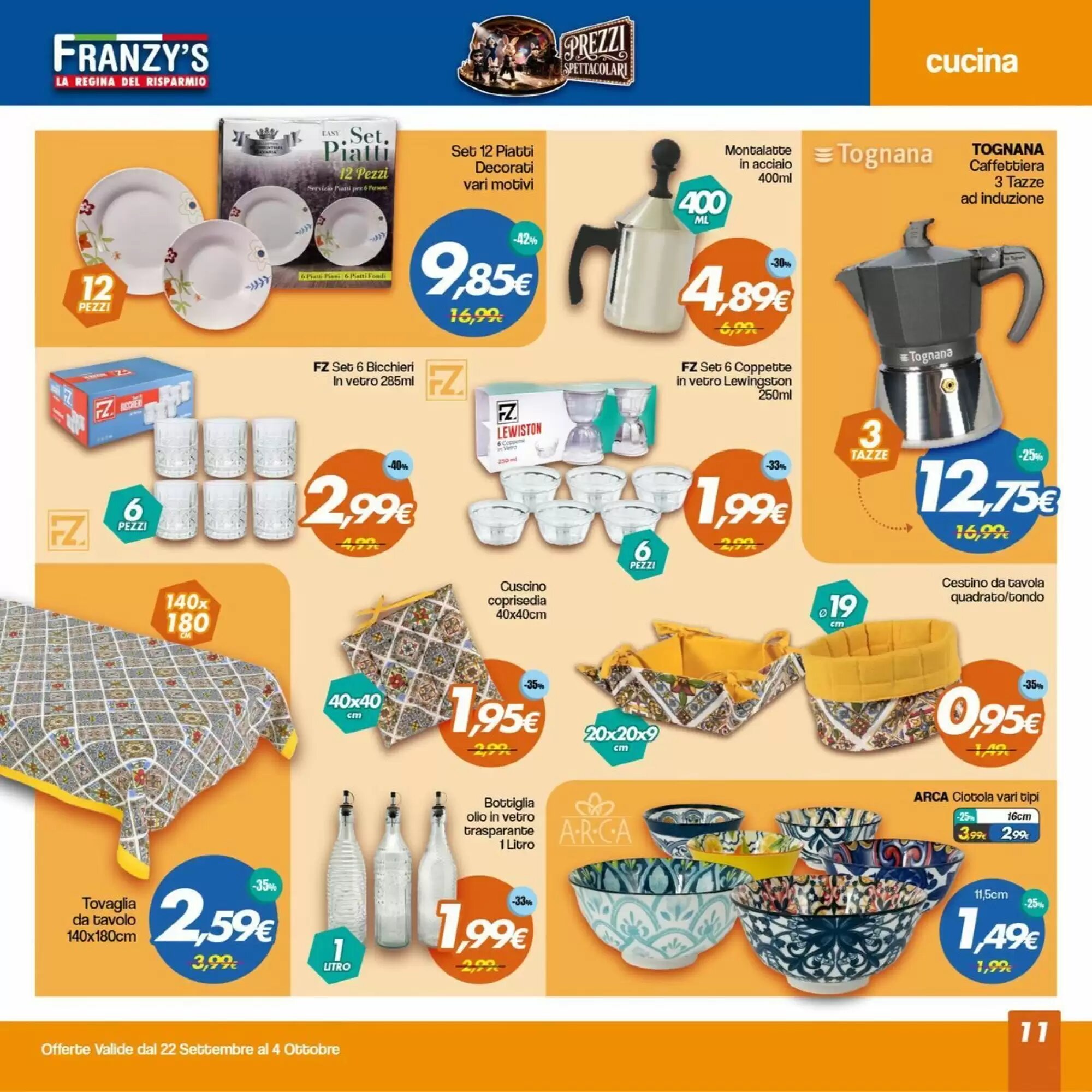 Volantino promozionale Franzy's  valide dal 28/09/2026 - Pagina 11.