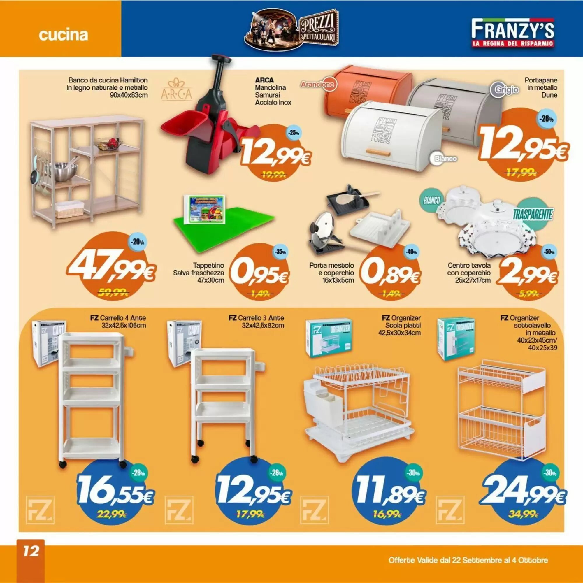 Volantino promozionale Franzy's  valide dal 28/09/2026 - Pagina 12.