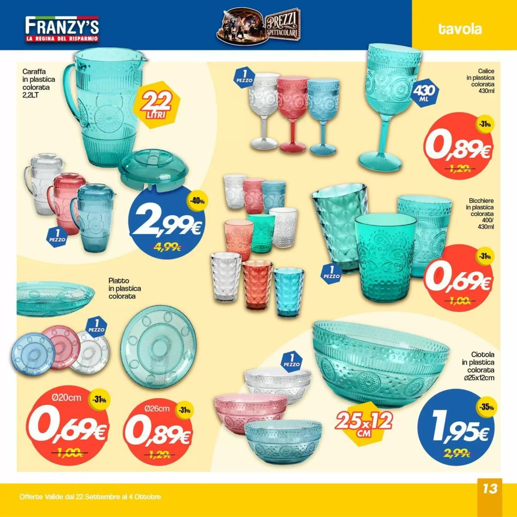 Volantino promozionale Franzy's  valide dal 28/09/2026 - Pagina 13.